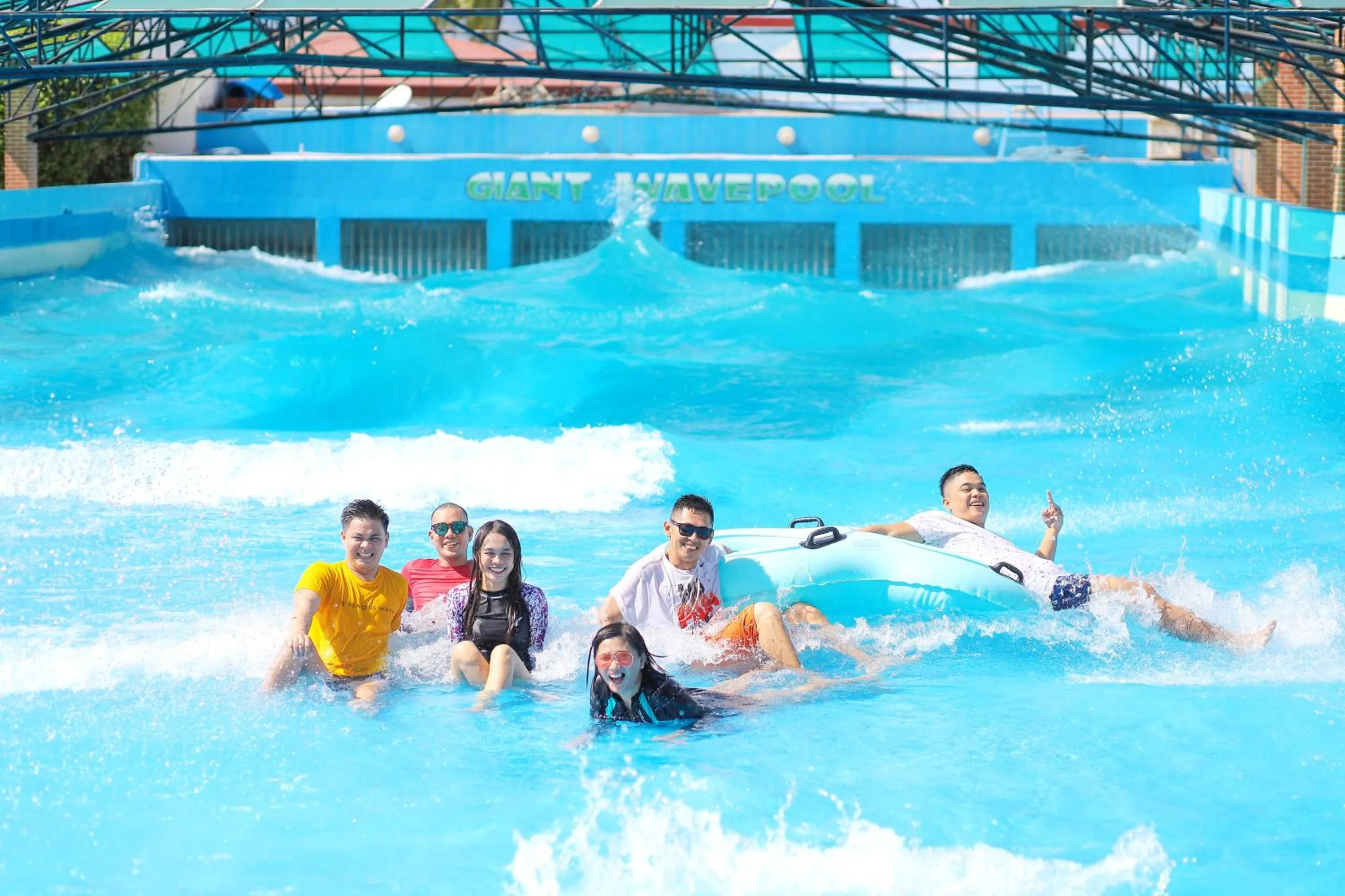 Aqua park in Whiterock Beach Hotel and Waterpark