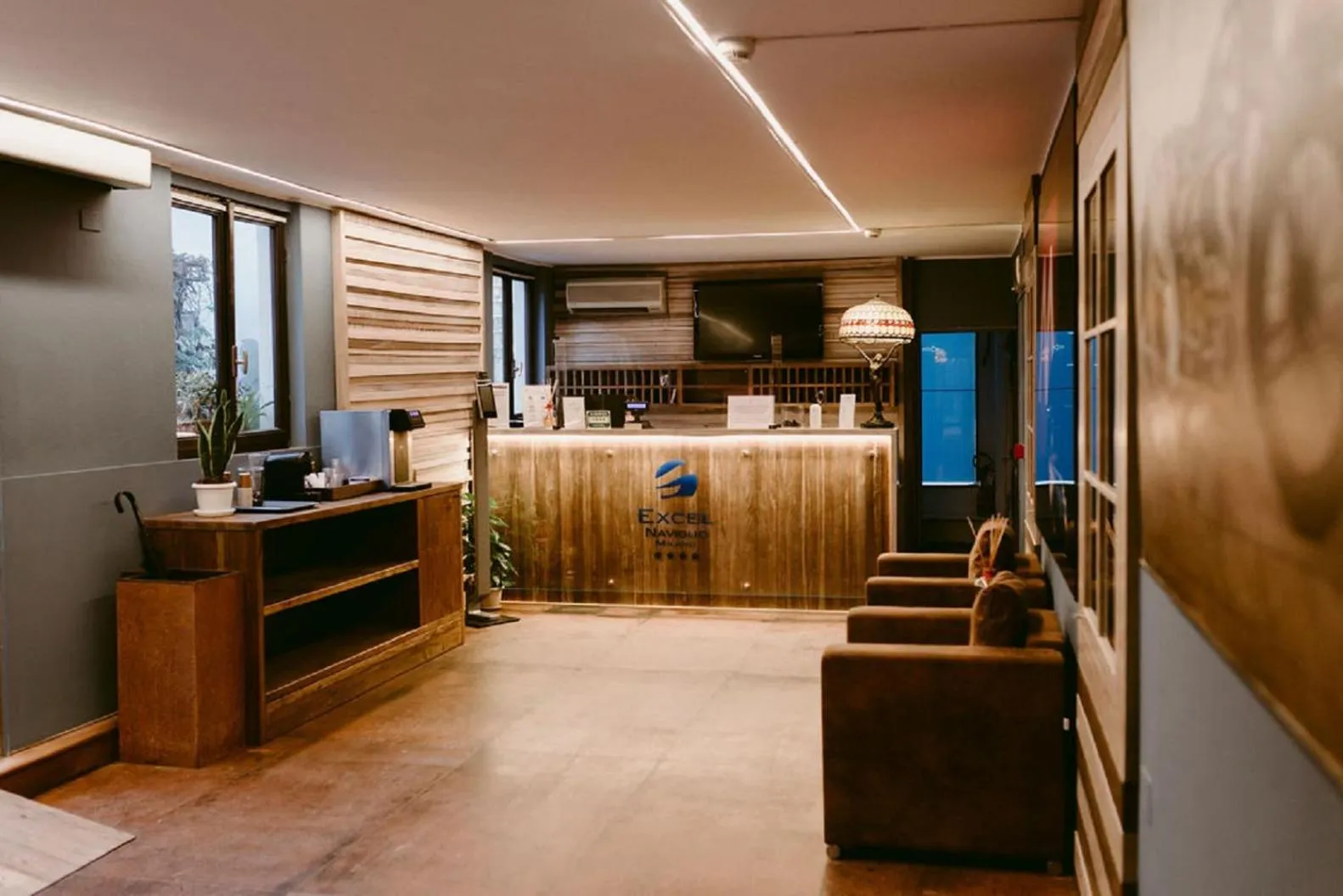 Lobby or reception, Lobby/Reception in Excel Hotel Naviglio - Ca'Bianca