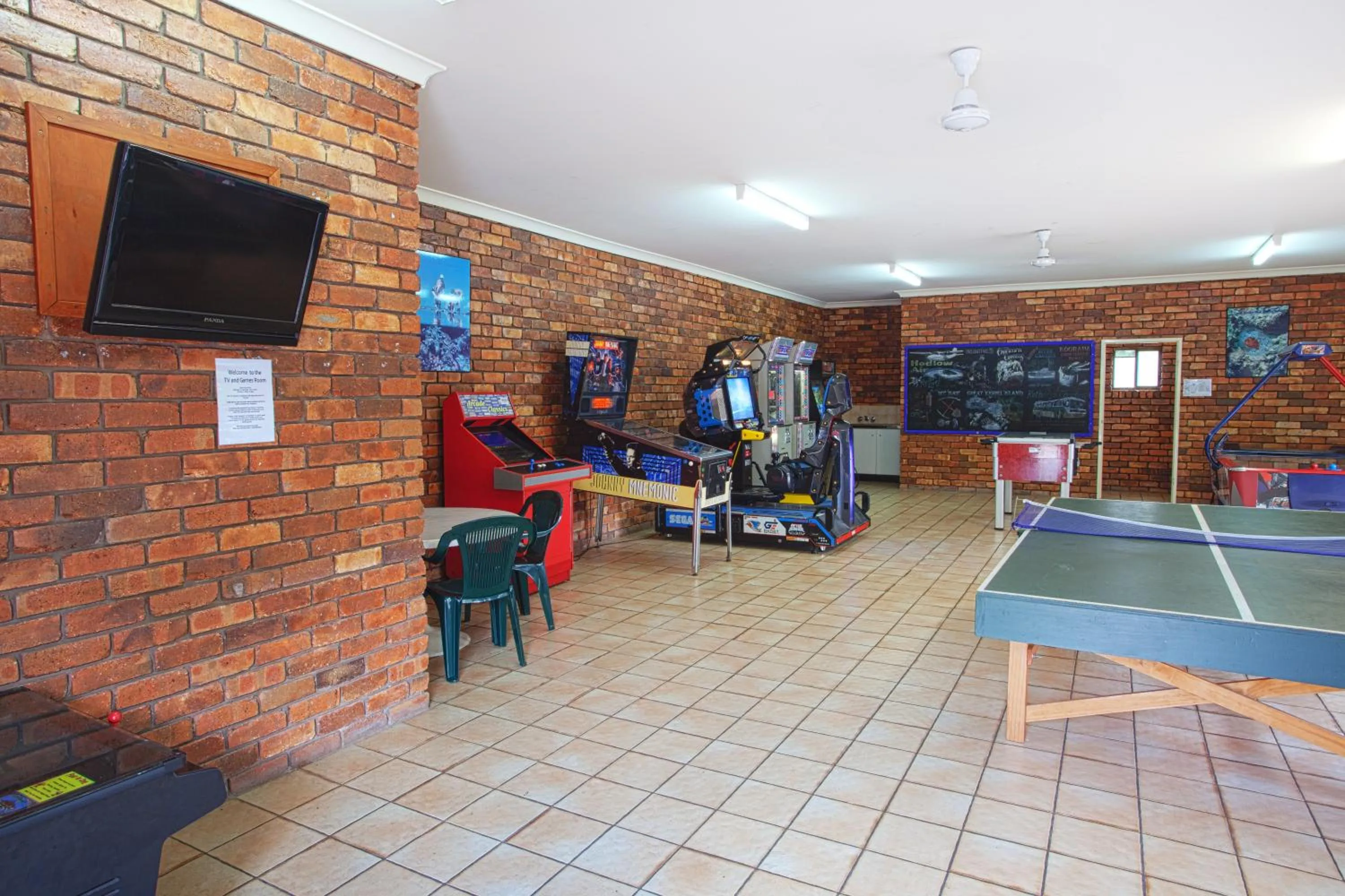 Game Room in Discovery Parks - Rockhampton