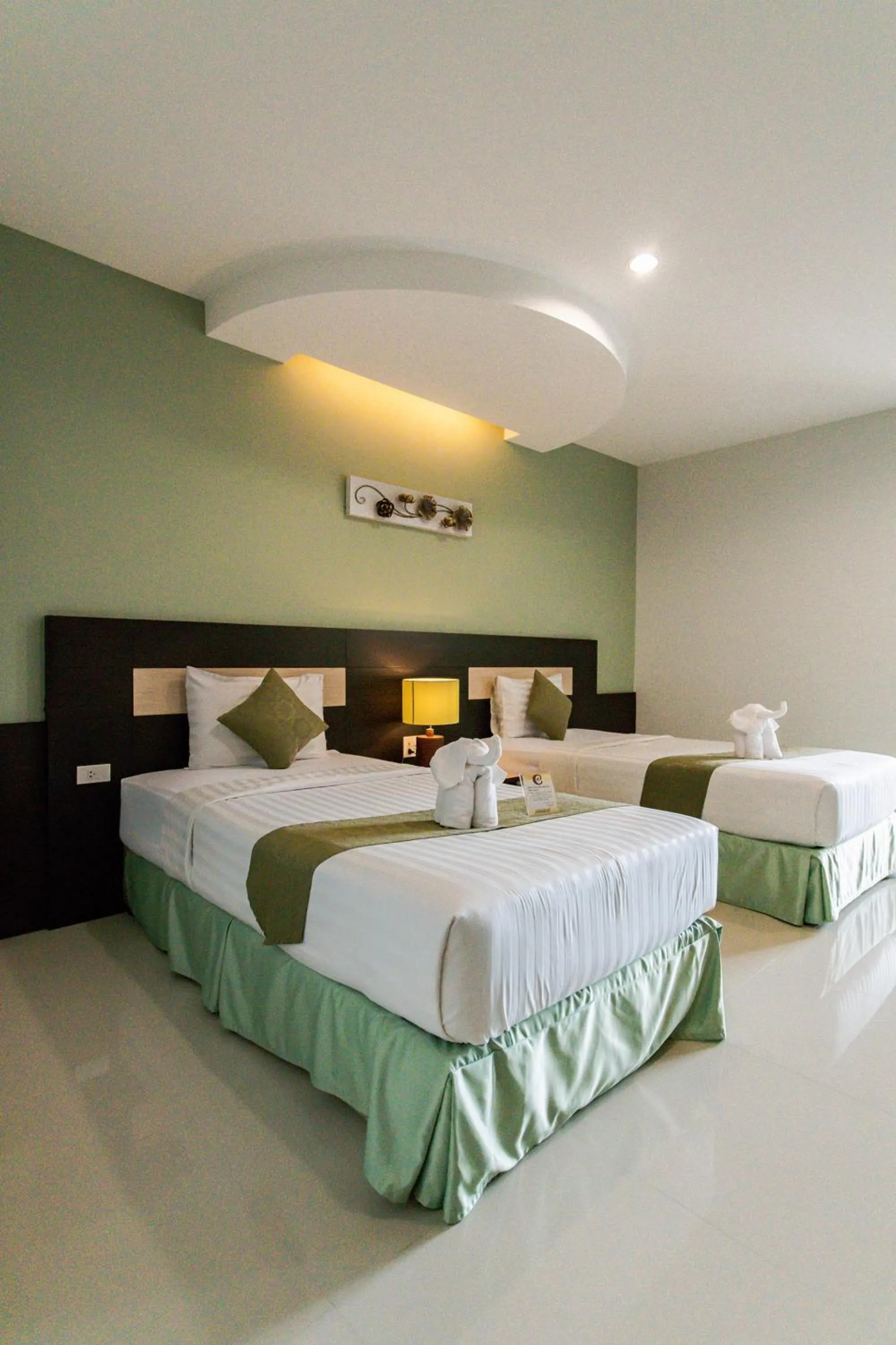 Bed in The Centris Hotel Phatthalung