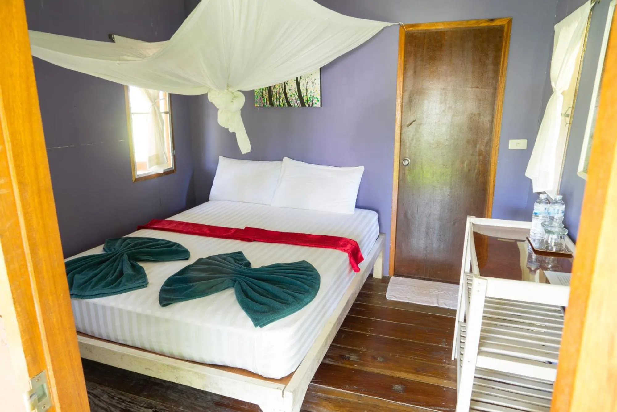 Bed in Rabbit Bungalow