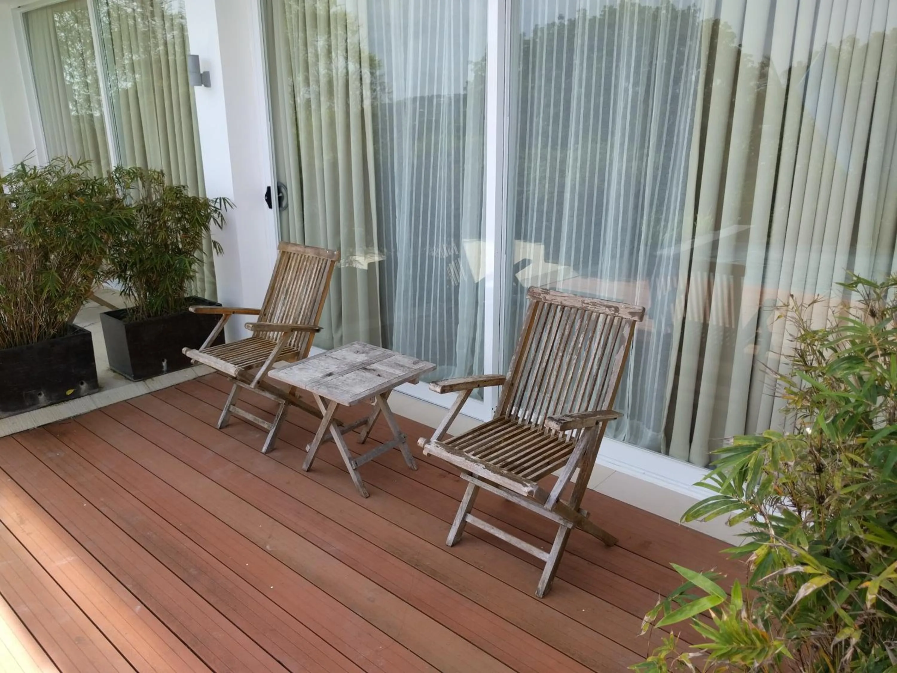 Patio in Ocean Suites Bohol Boutique Hotel