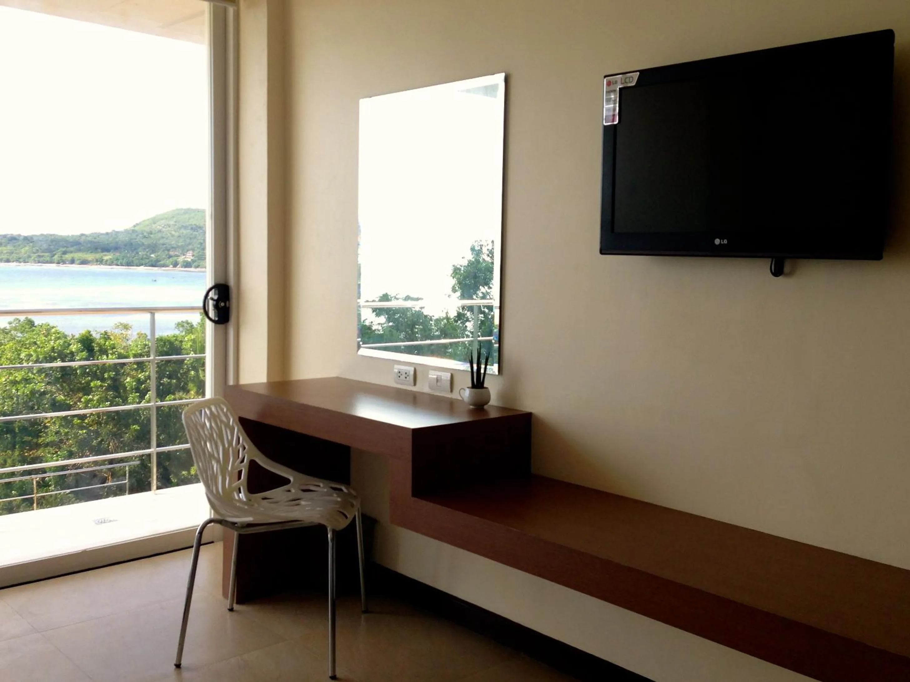 Decorative detail in Ocean Suites Bohol Boutique Hotel