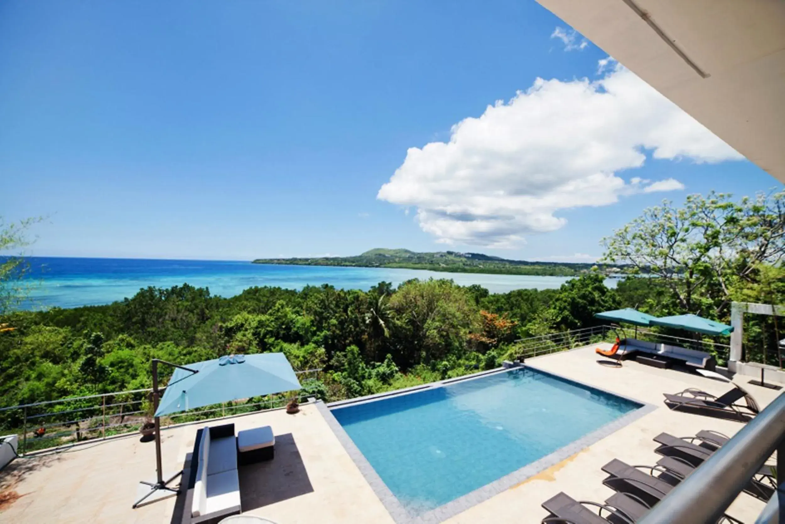 Bird's eye view in Ocean Suites Bohol Boutique Hotel Bird's eye view in Ocean Suites Bohol Boutique Hotel