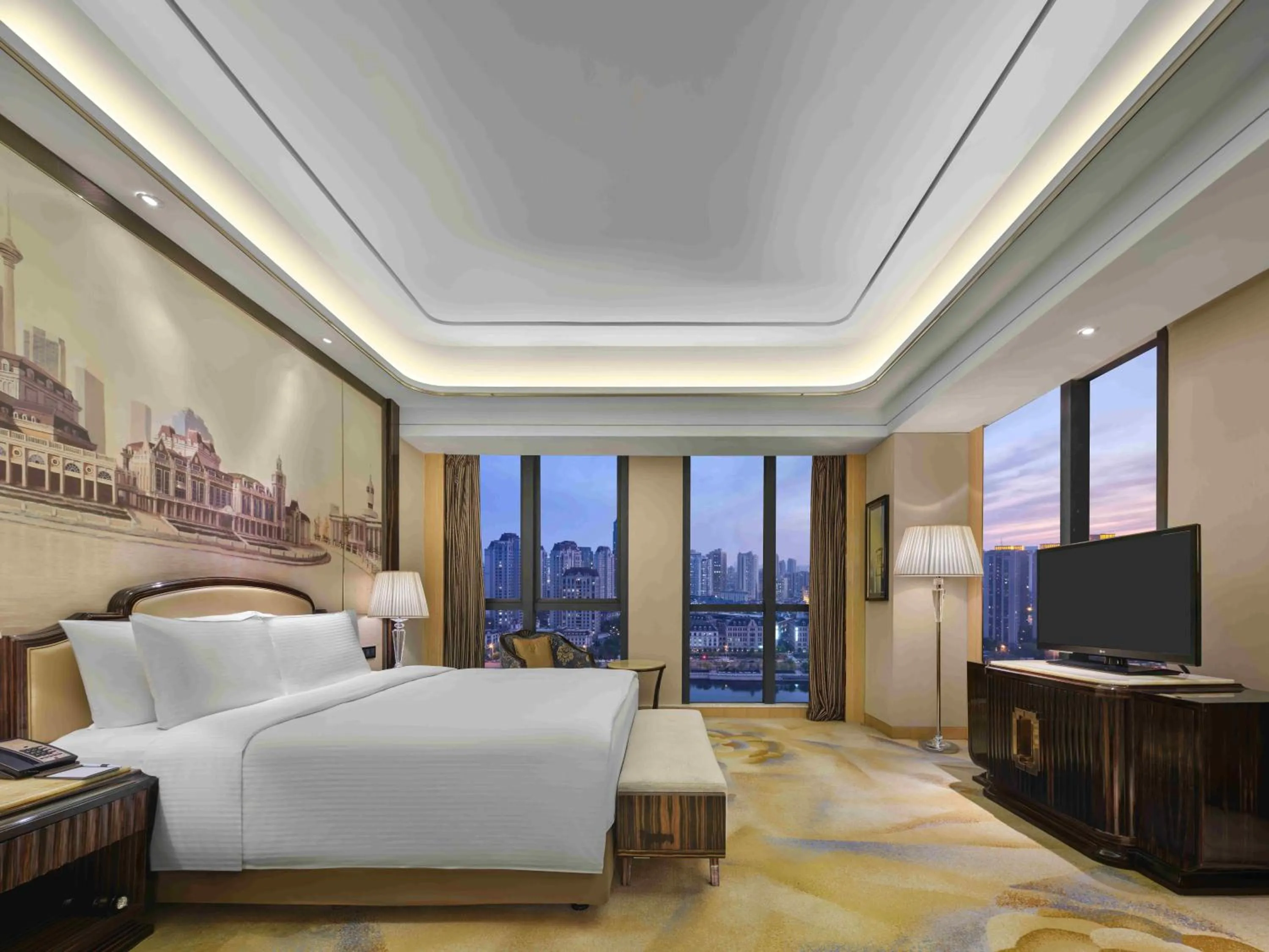 Bed in Wanda Vista Tianjin