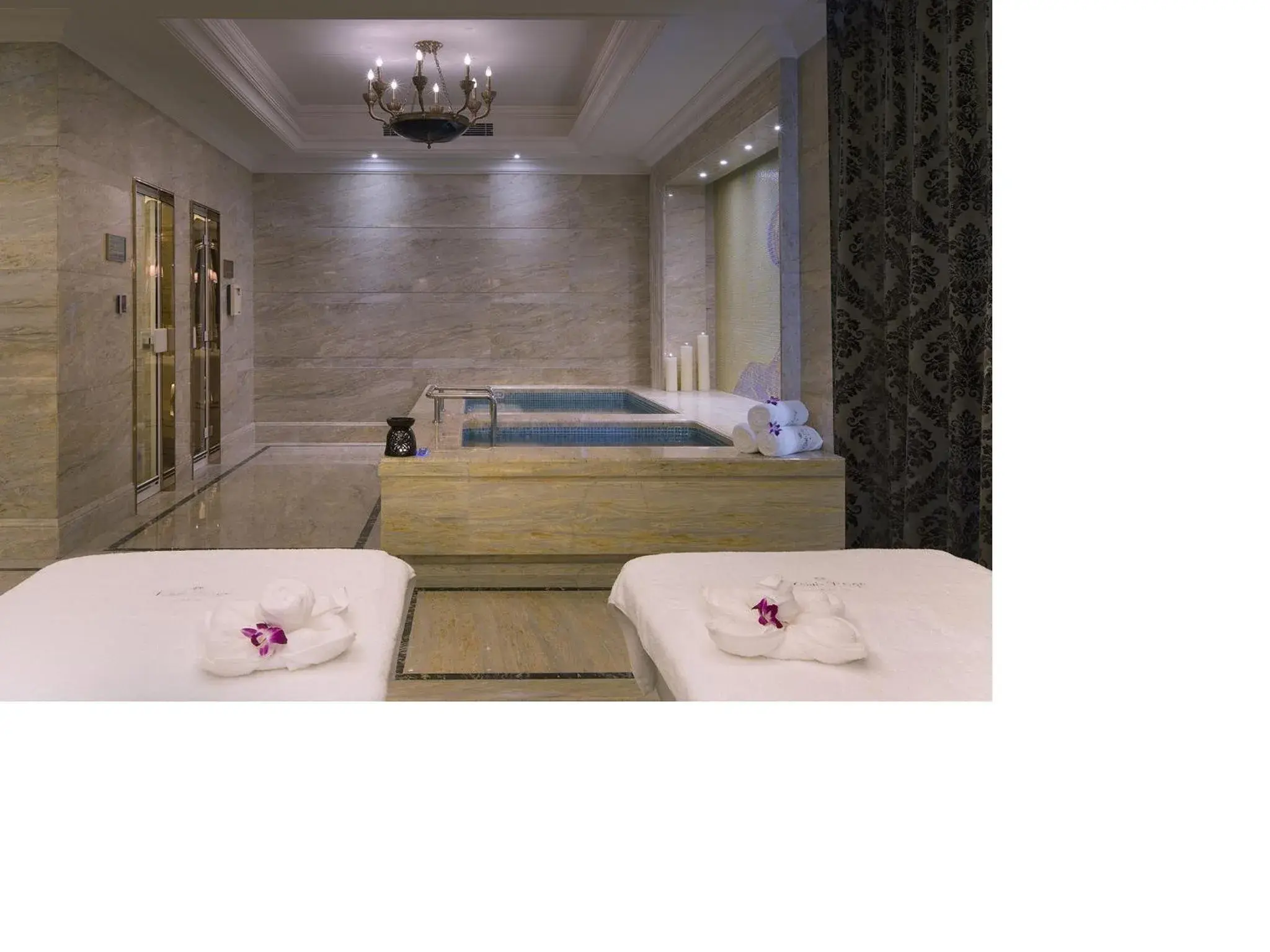 Spa and wellness centre/facilities, Bed in Wanda Vista Tianjin Spa and wellness centre/facilities, Bed in Wanda Vista Tianjin