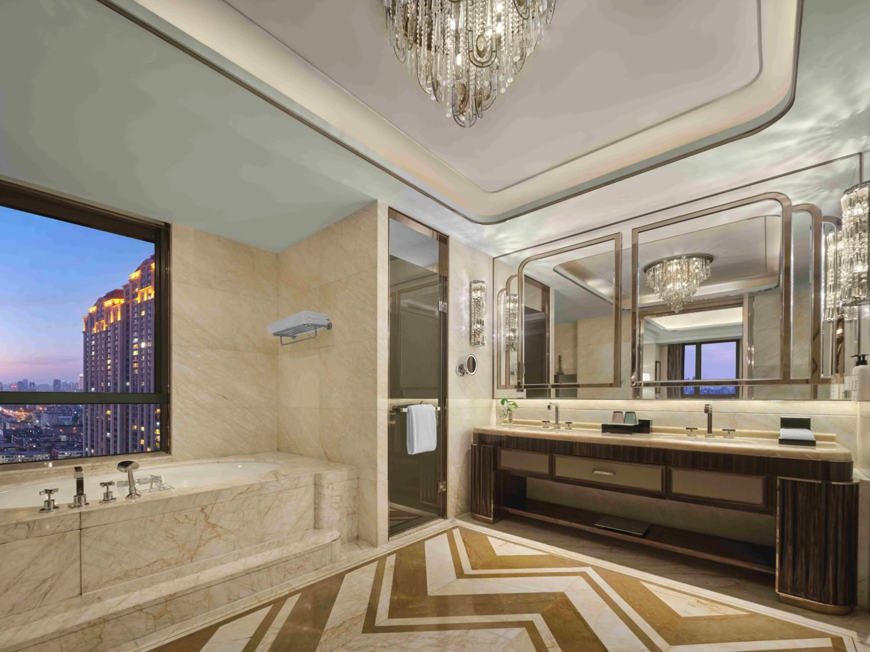 Bathroom in Wanda Vista Tianjin