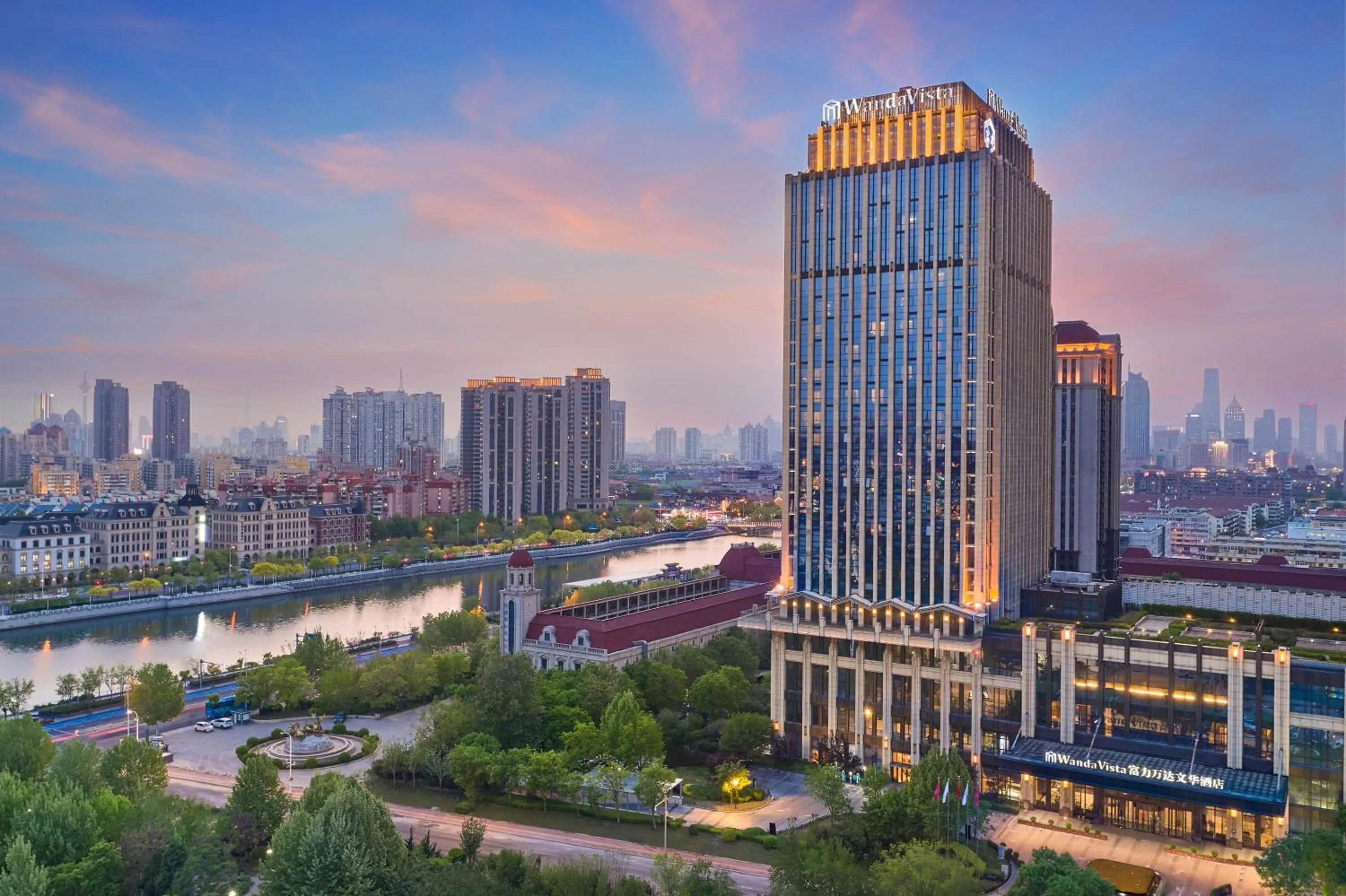 Property building in Wanda Vista Tianjin