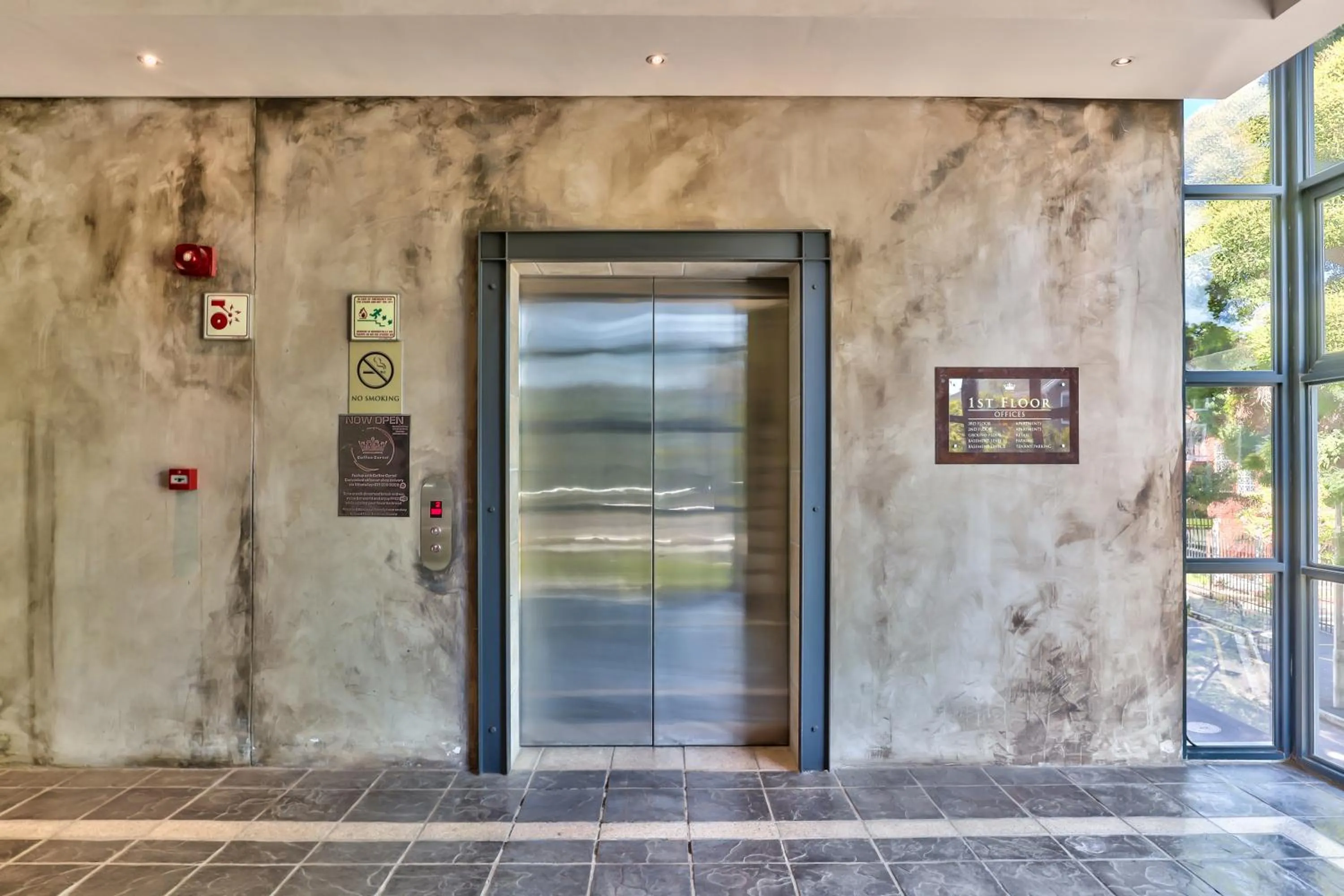 elevator in Heritage Square Apartments