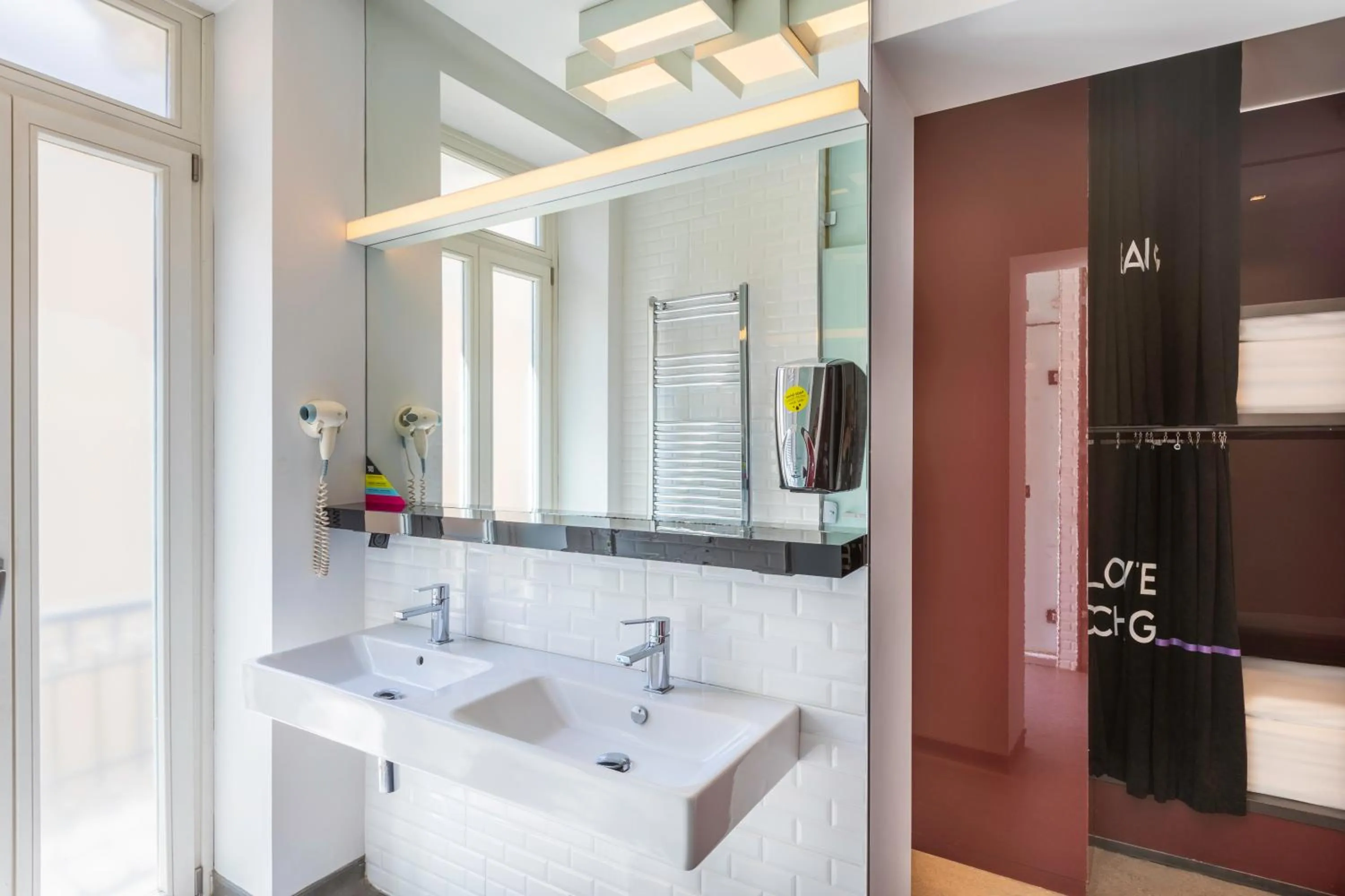 Bathroom in Wabi Hostels