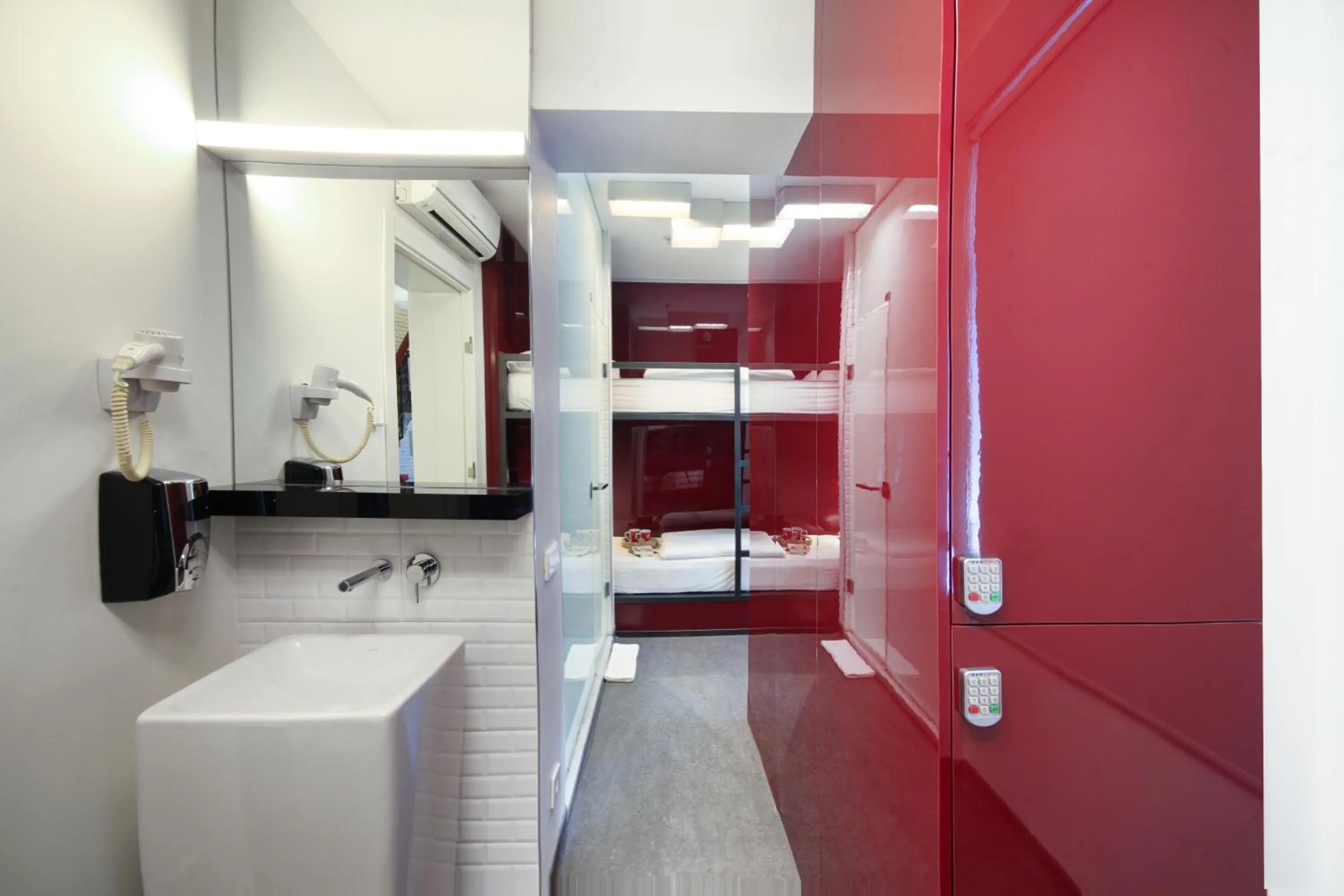 Decorative detail, Bed in Wabi Hostels