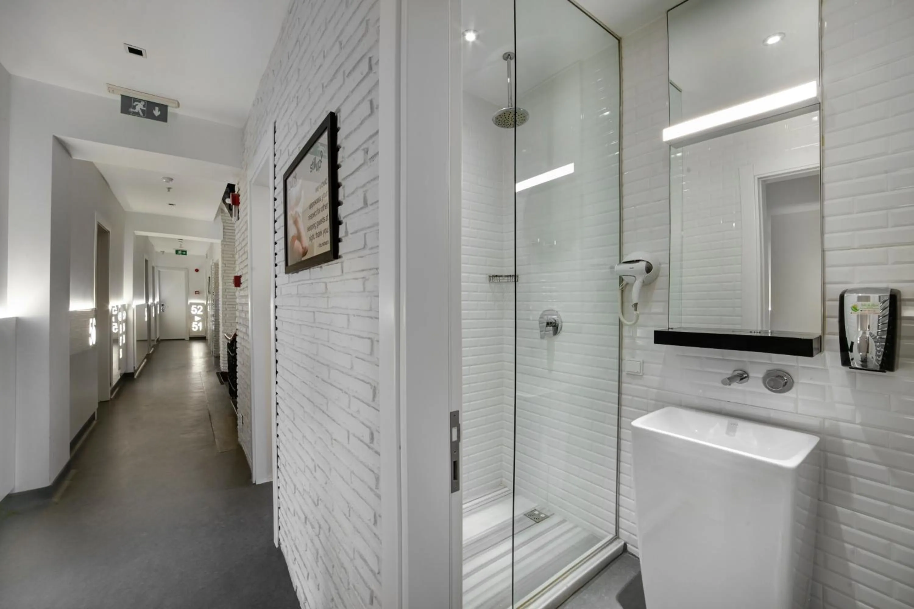 Bathroom in Wabi Hostels