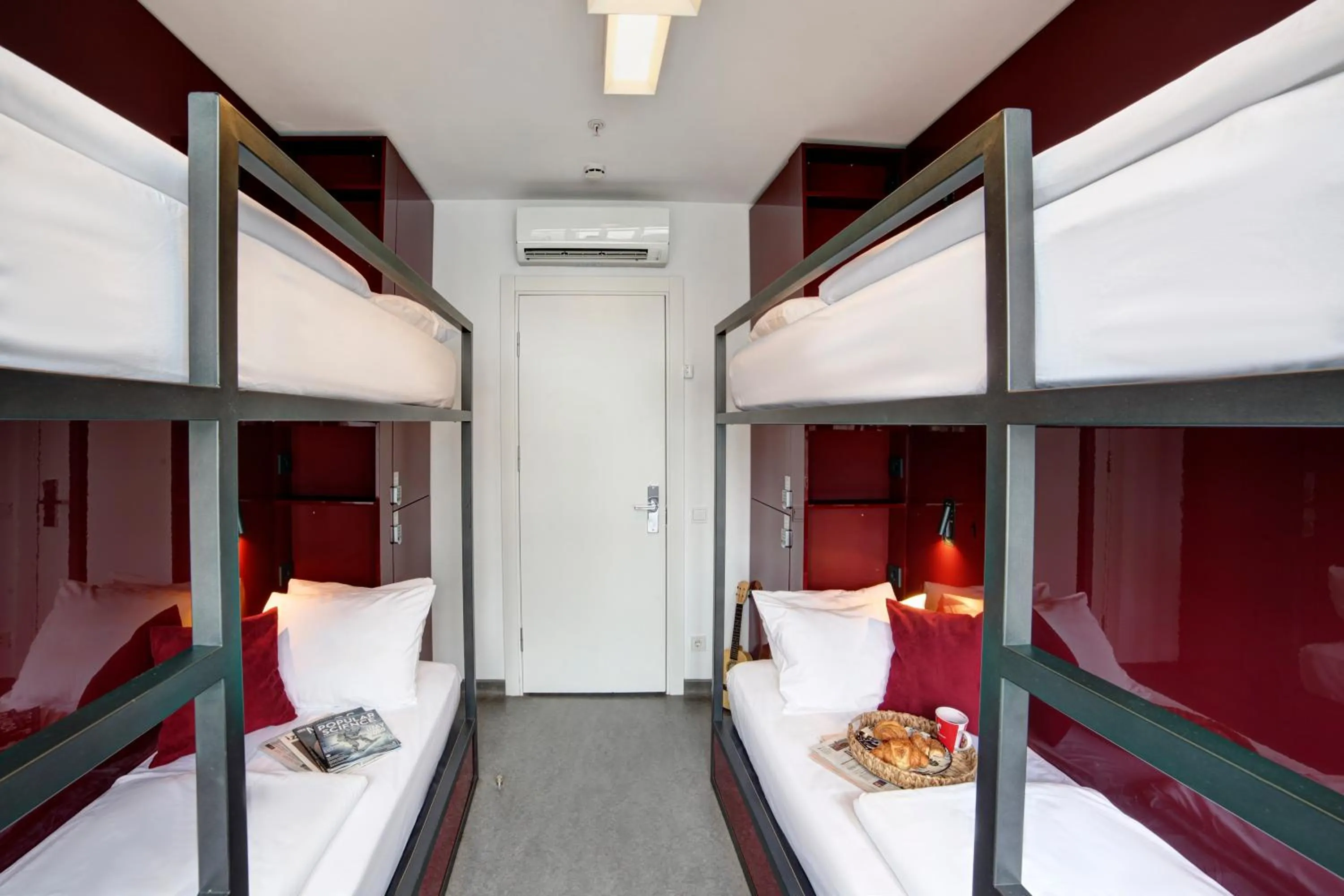 Decorative detail, Bed in Wabi Hostels