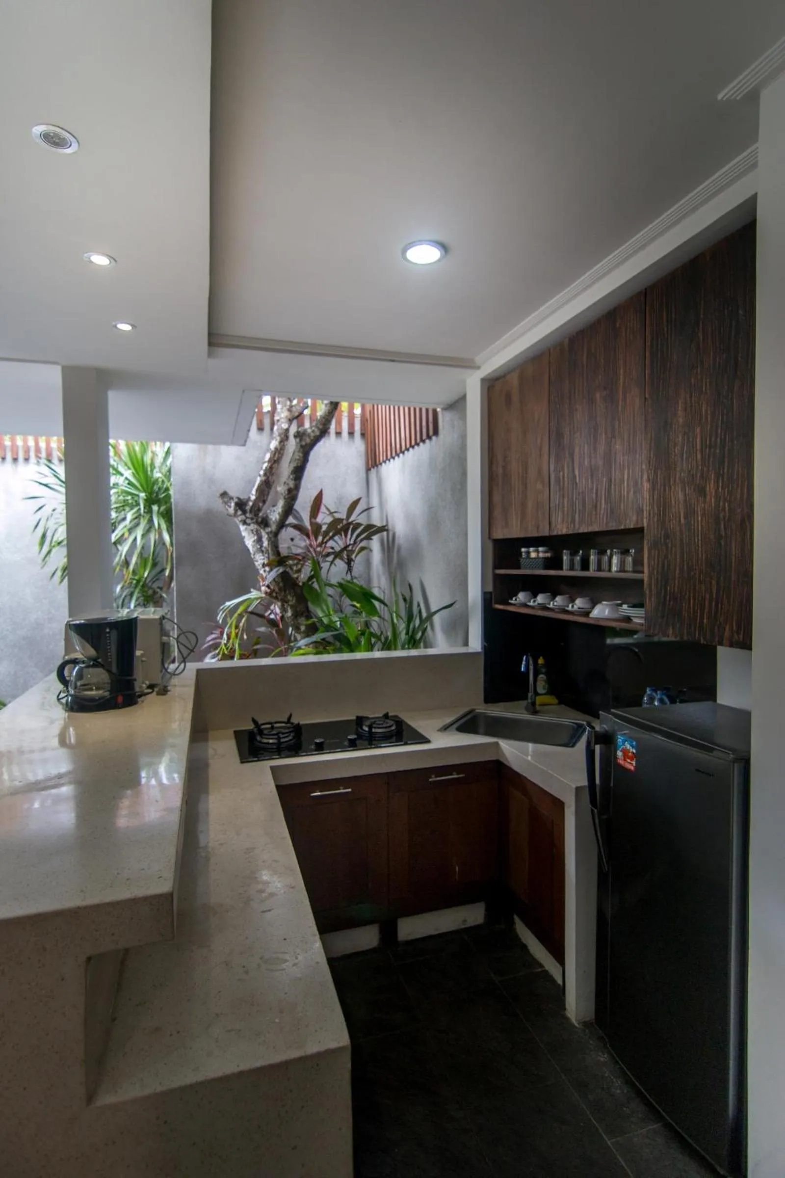Kitchen or kitchenette in Delu Villas & Suite