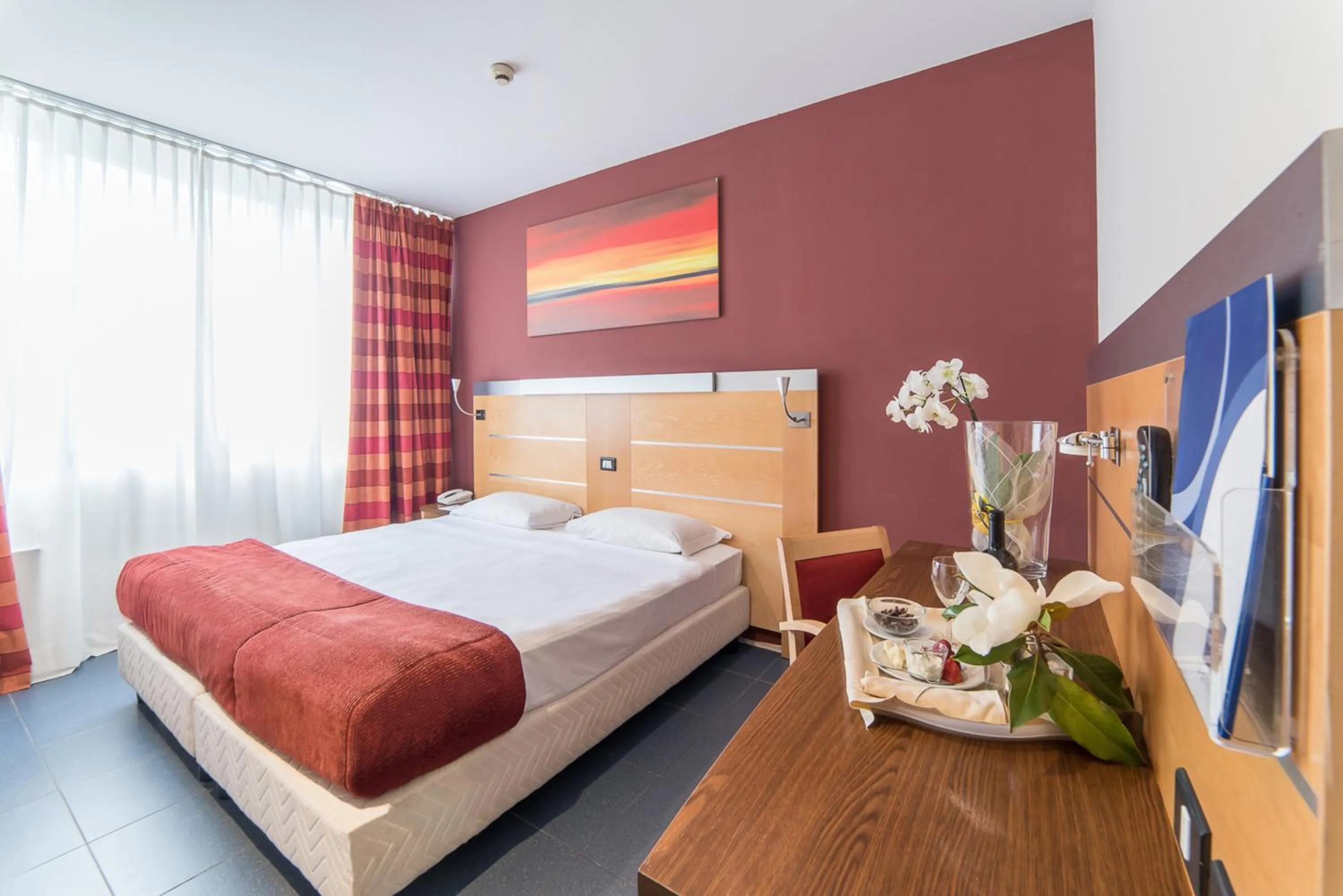 Bedroom, Bed in Sotel Nomentana Roma