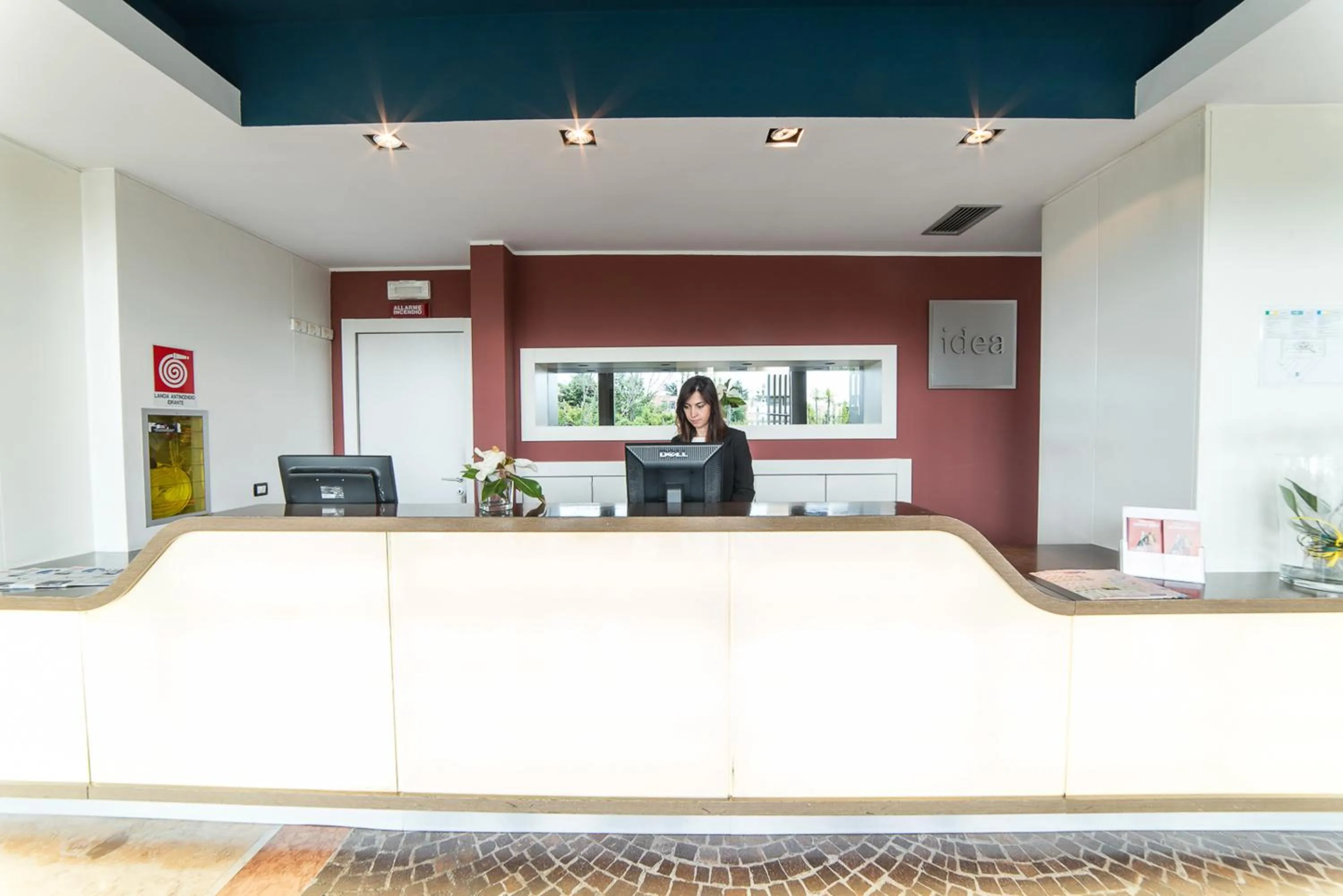 Lobby or reception in Sotel Nomentana Roma