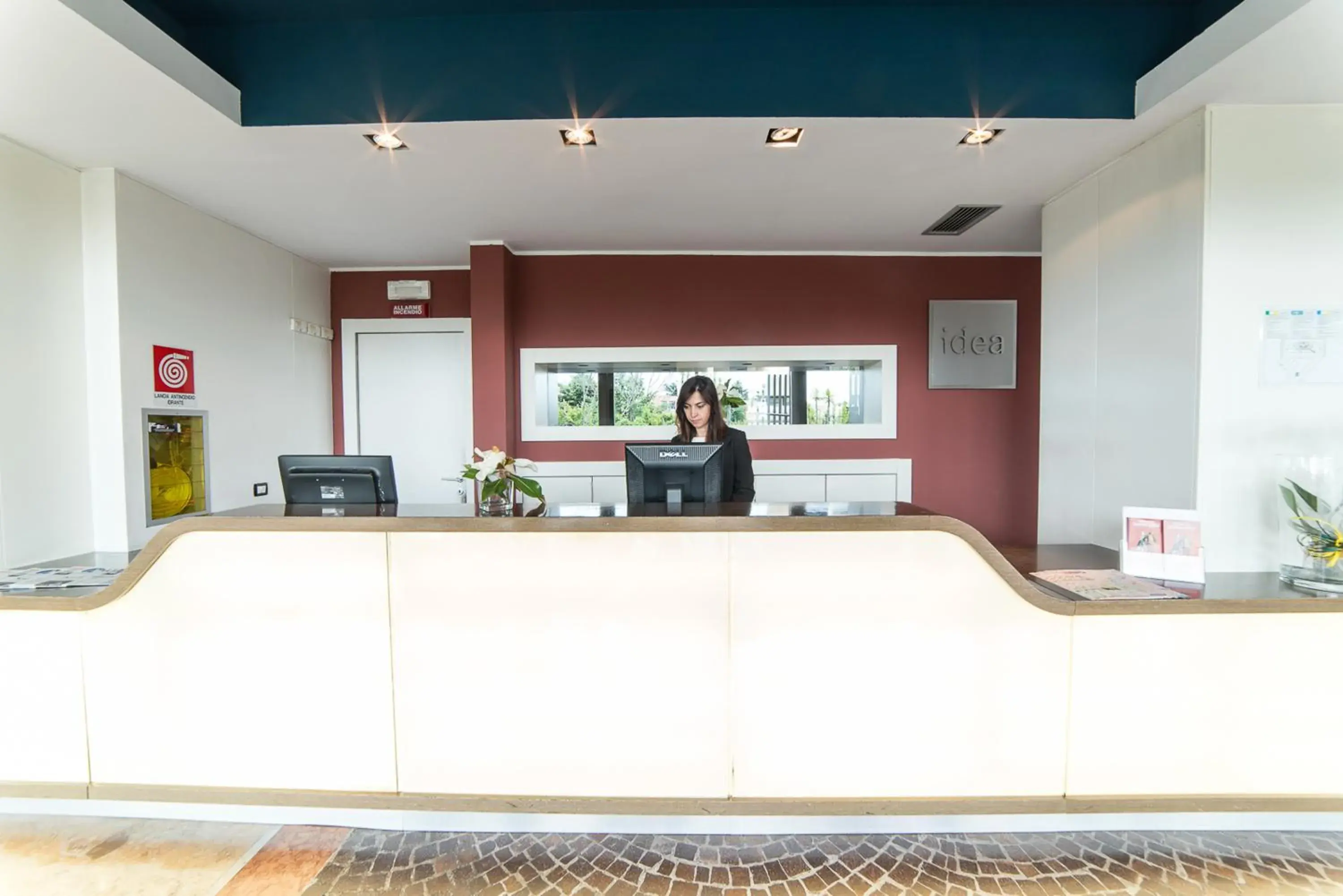 Lobby or reception in Sotel Nomentana Roma Lobby or reception in Sotel Nomentana Roma