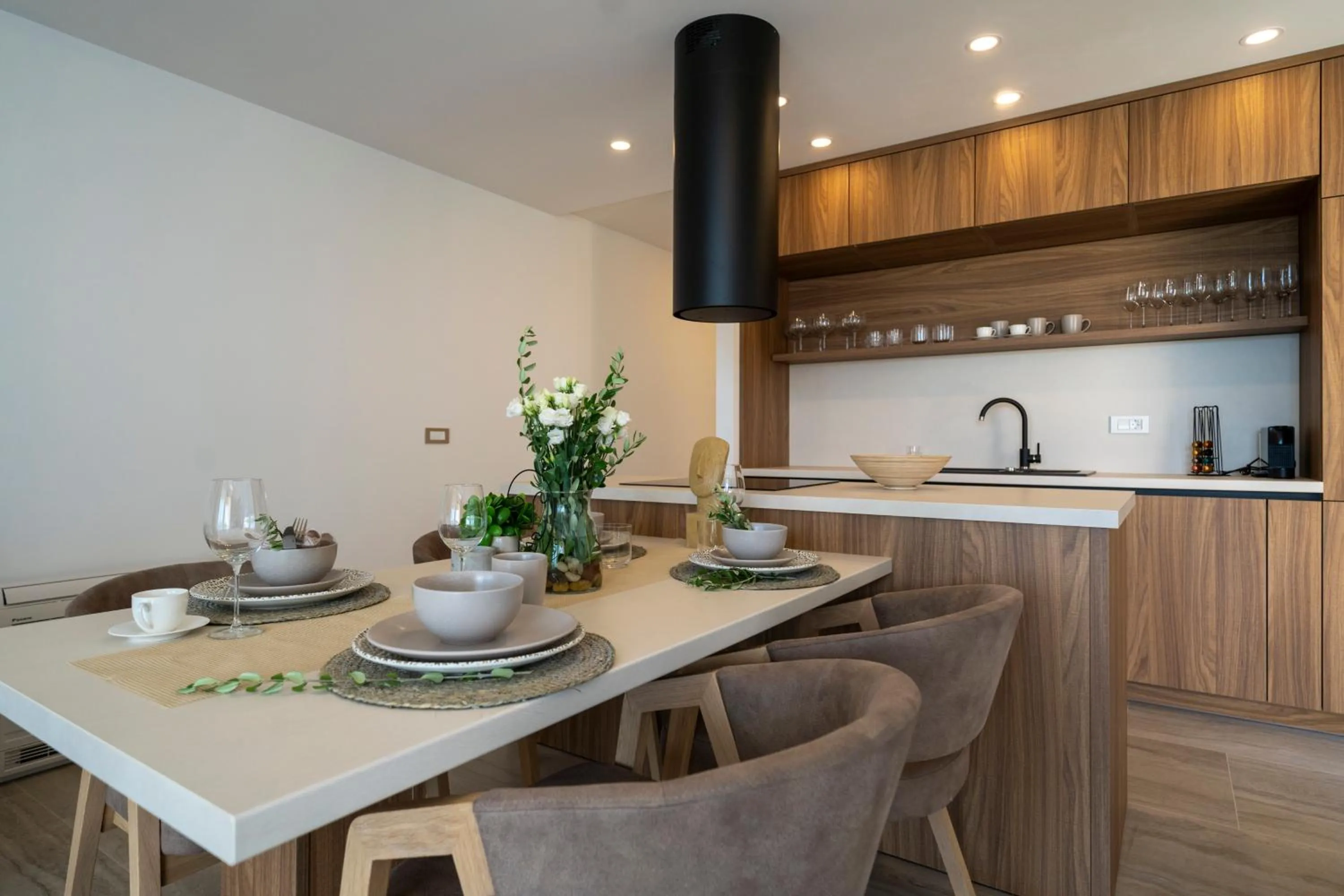 kitchen in DʻArt Villa