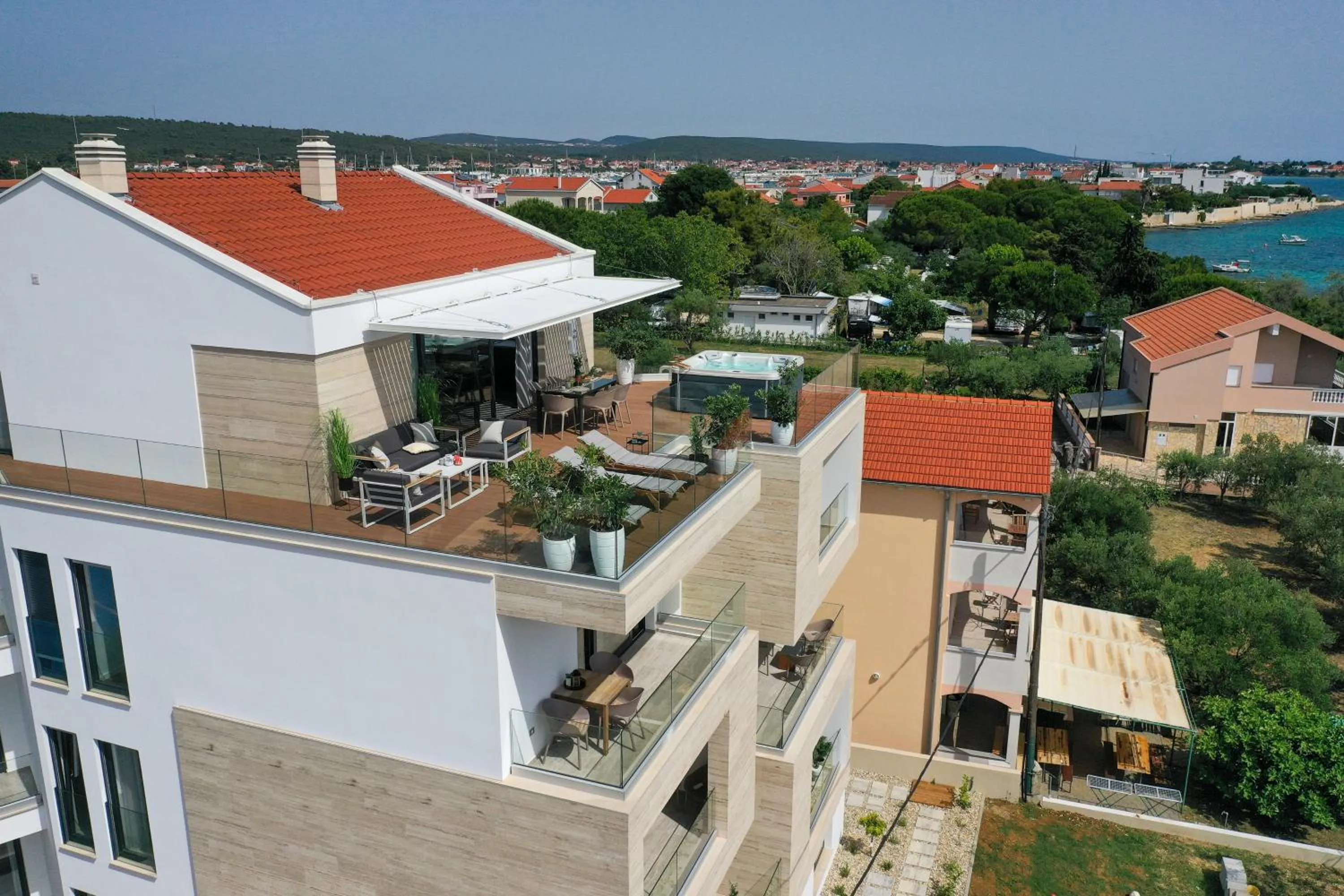 Bird's eye view in DʻArt Villa