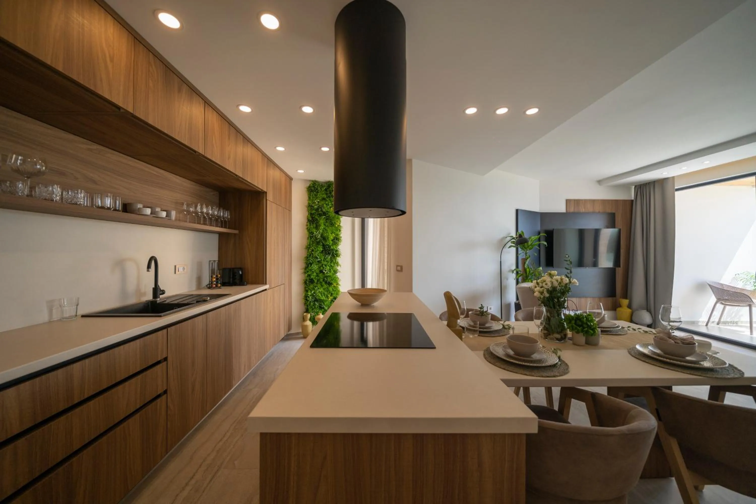 kitchen in DʻArt Villa