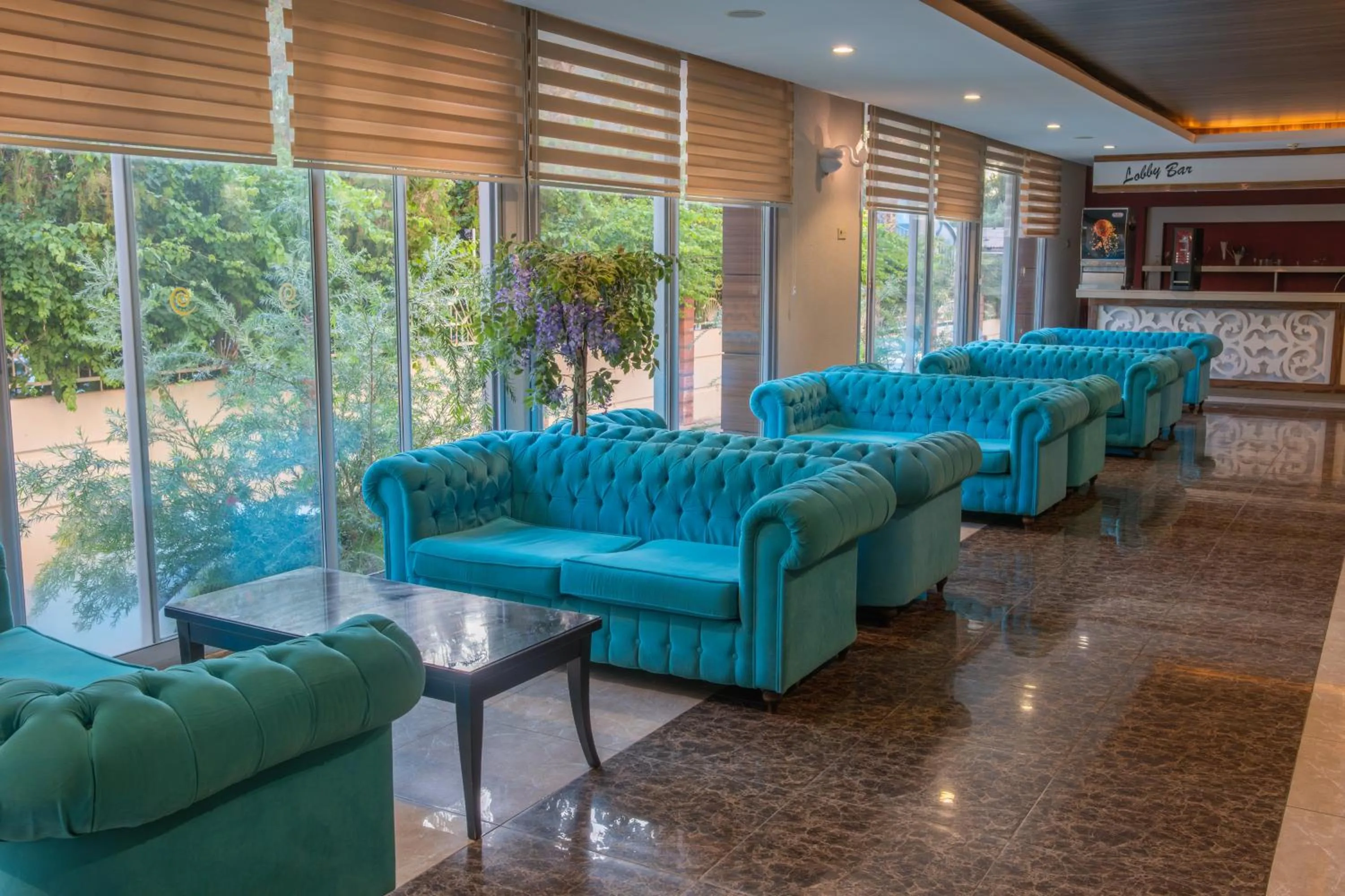 Seating area in Sun Beach Park Hotel