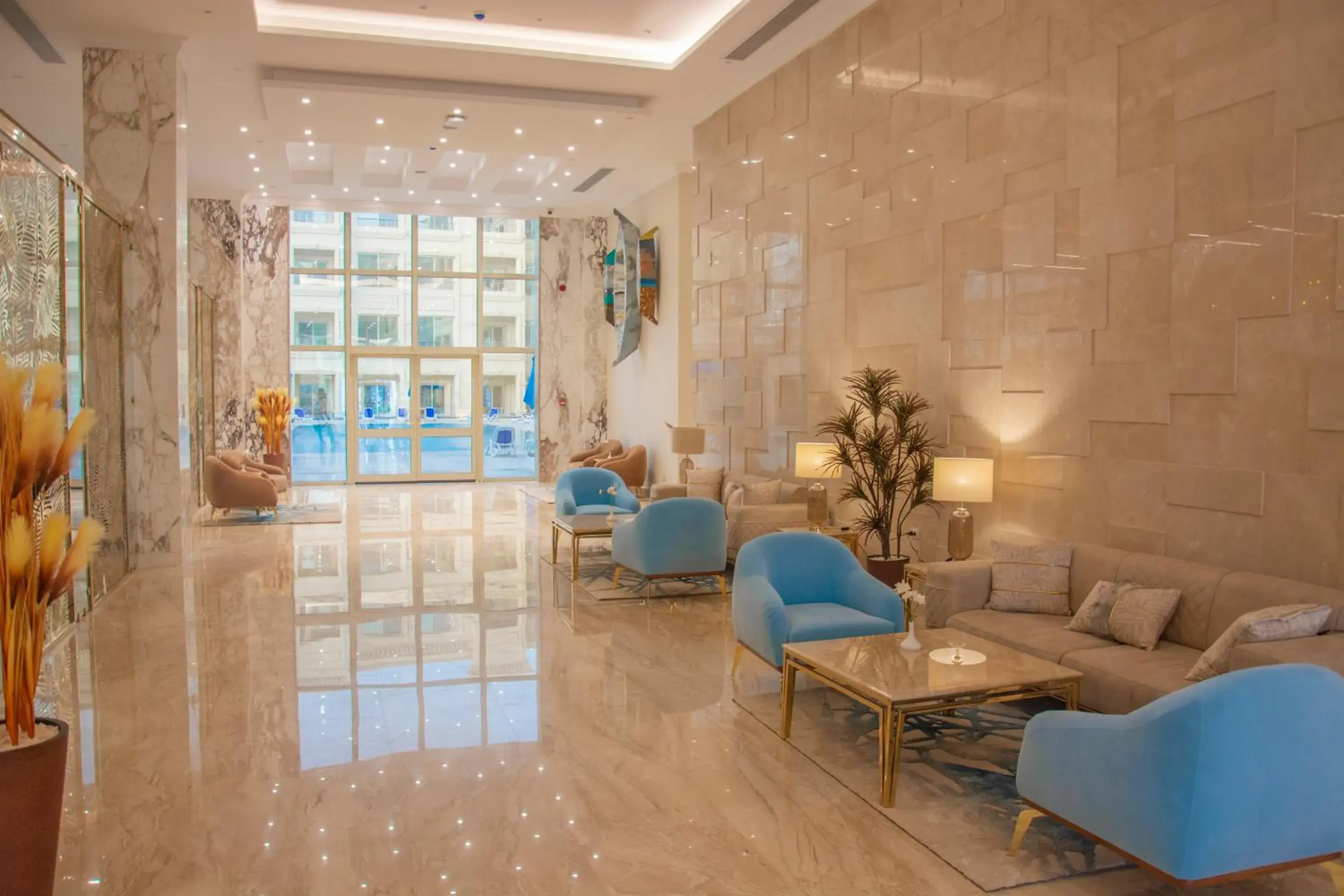 Lobby or reception in Helnan Mamoura Hotel & Events Center Lobby or reception in Helnan Mamoura Hotel & Events Center