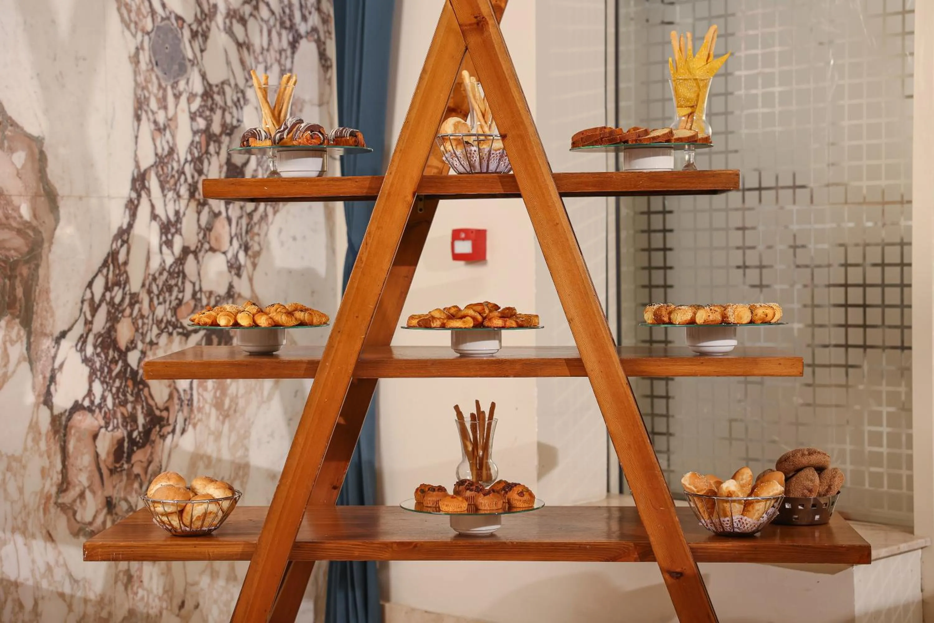 Buffet breakfast in Helnan Mamoura Hotel & Events Center