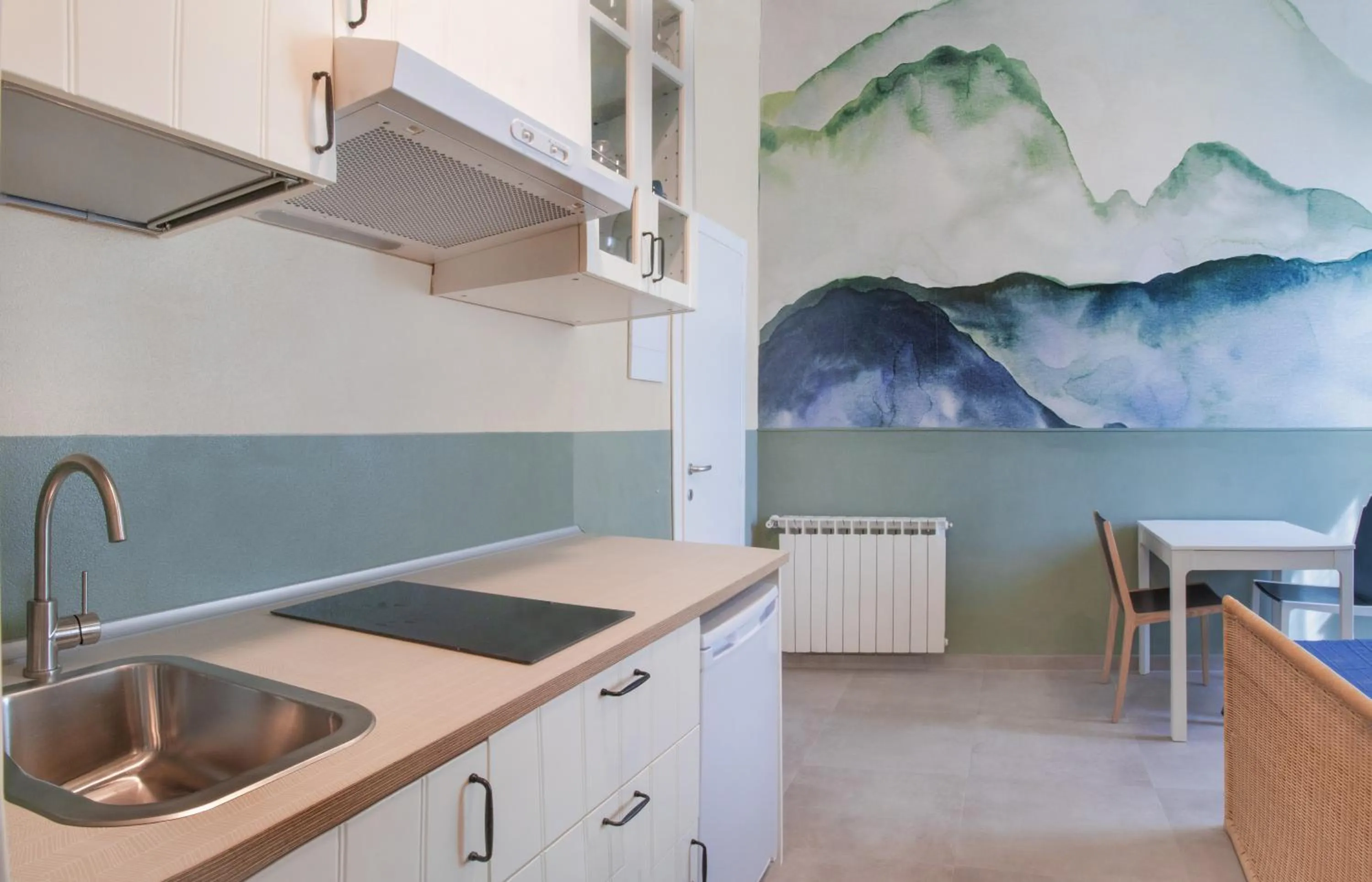 Kitchen or kitchenette in Hotel Sette Archi