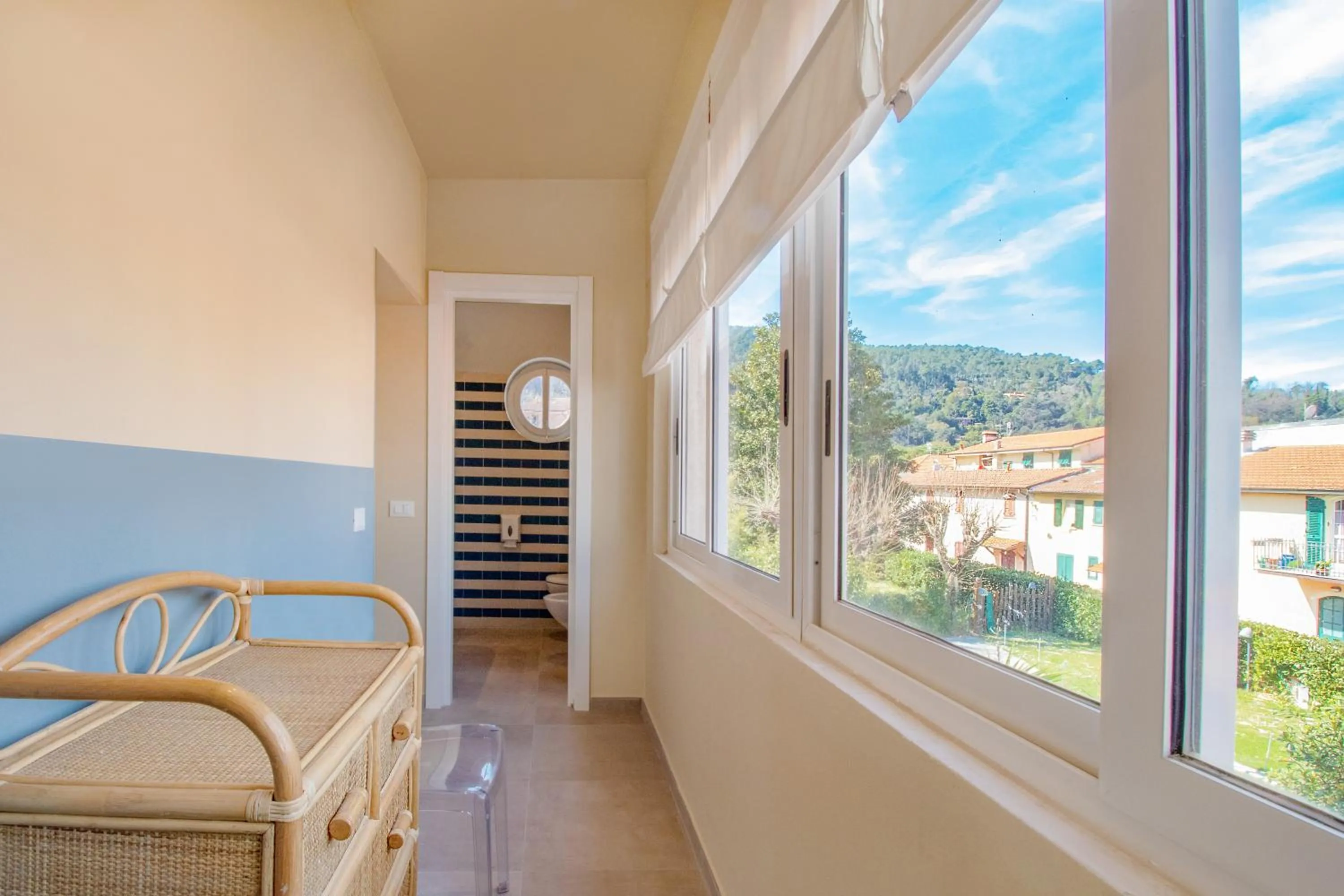 Inner courtyard view in Hotel Sette Archi