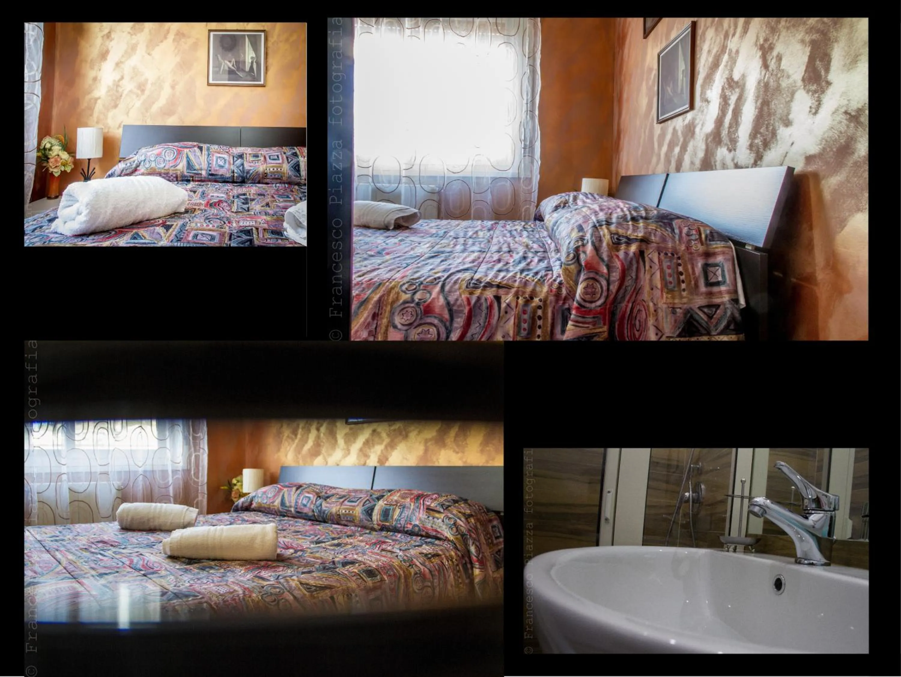 Bathroom, Bed in B&B Panoramic