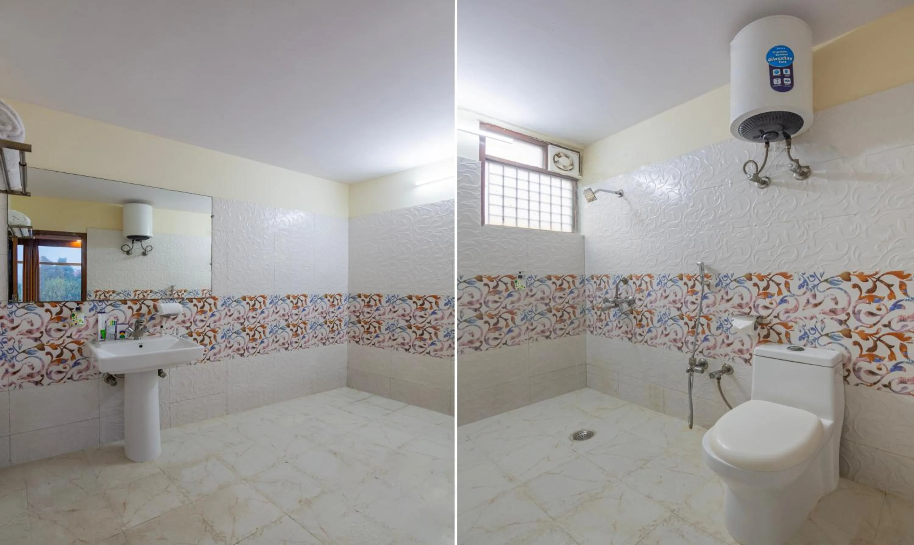 Bathroom in Treebo Green View, Noida