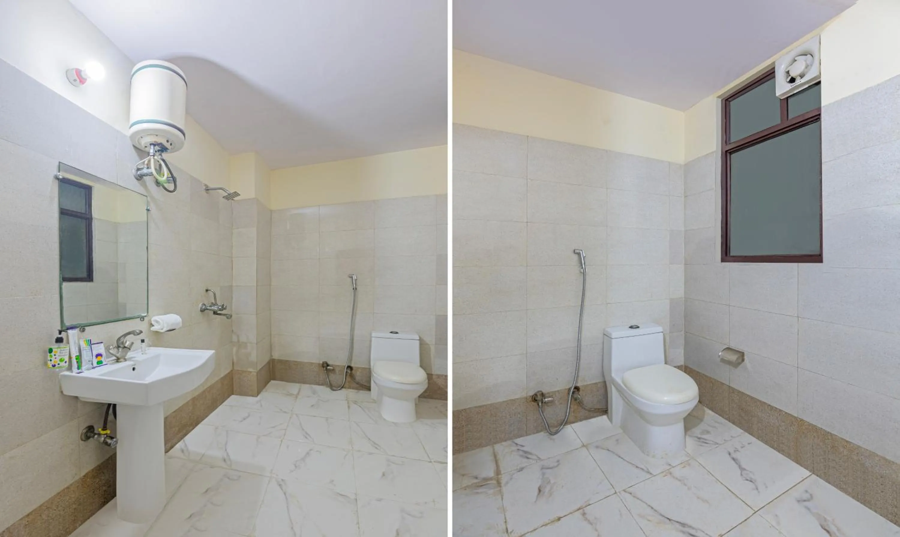 Bathroom in Treebo Green View, Noida