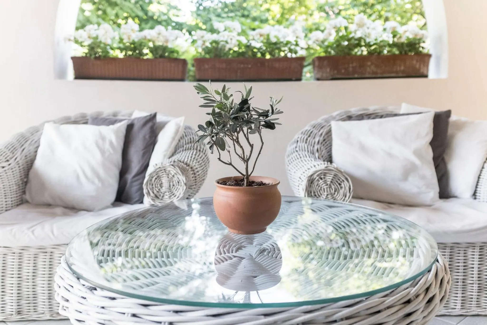 Decorative detail in Hotel La Bussola