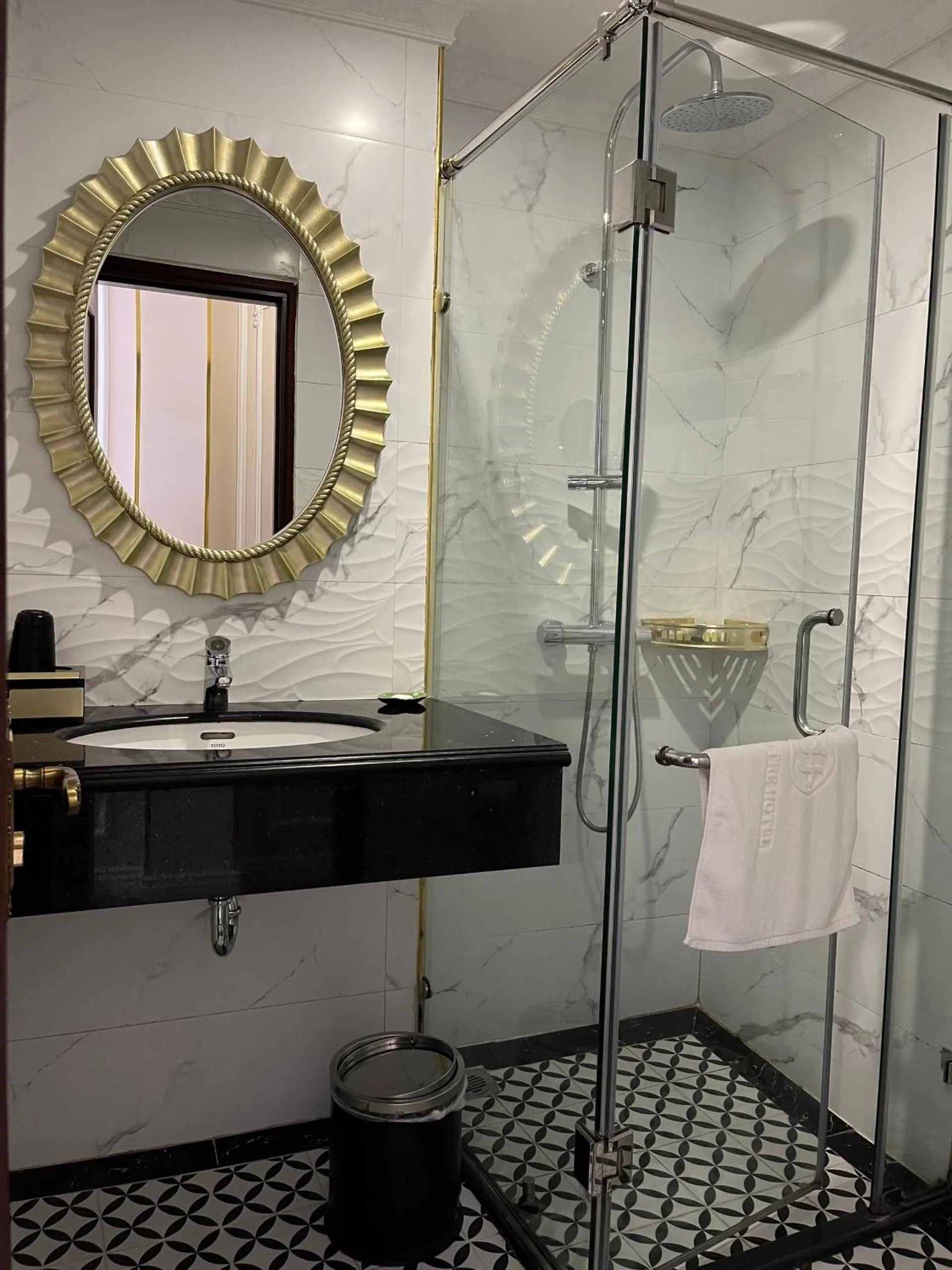 Bathroom in CAT BA ROSALIA HOTEL