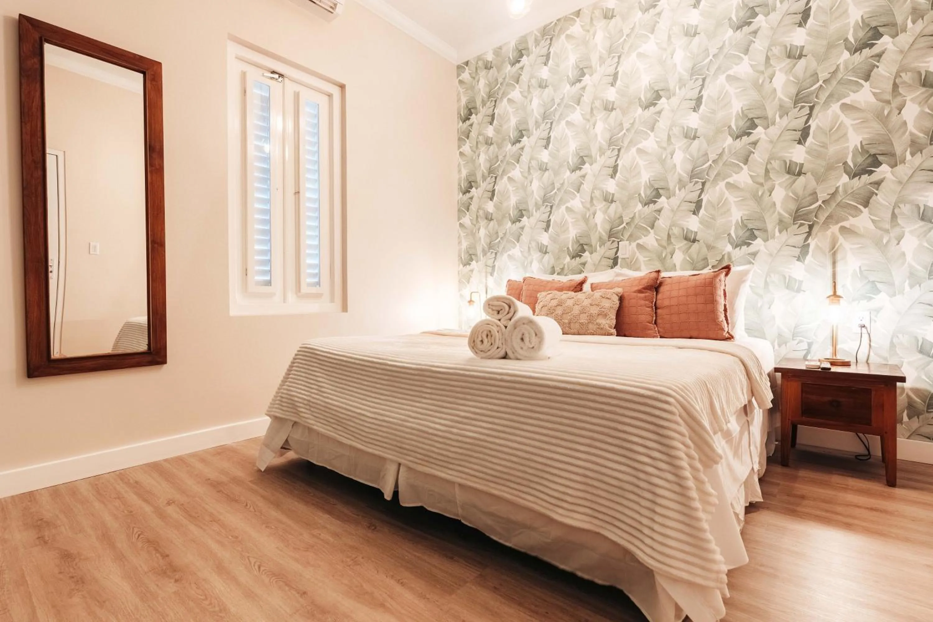 Bed in Atelier Skalo Boutique Hotel