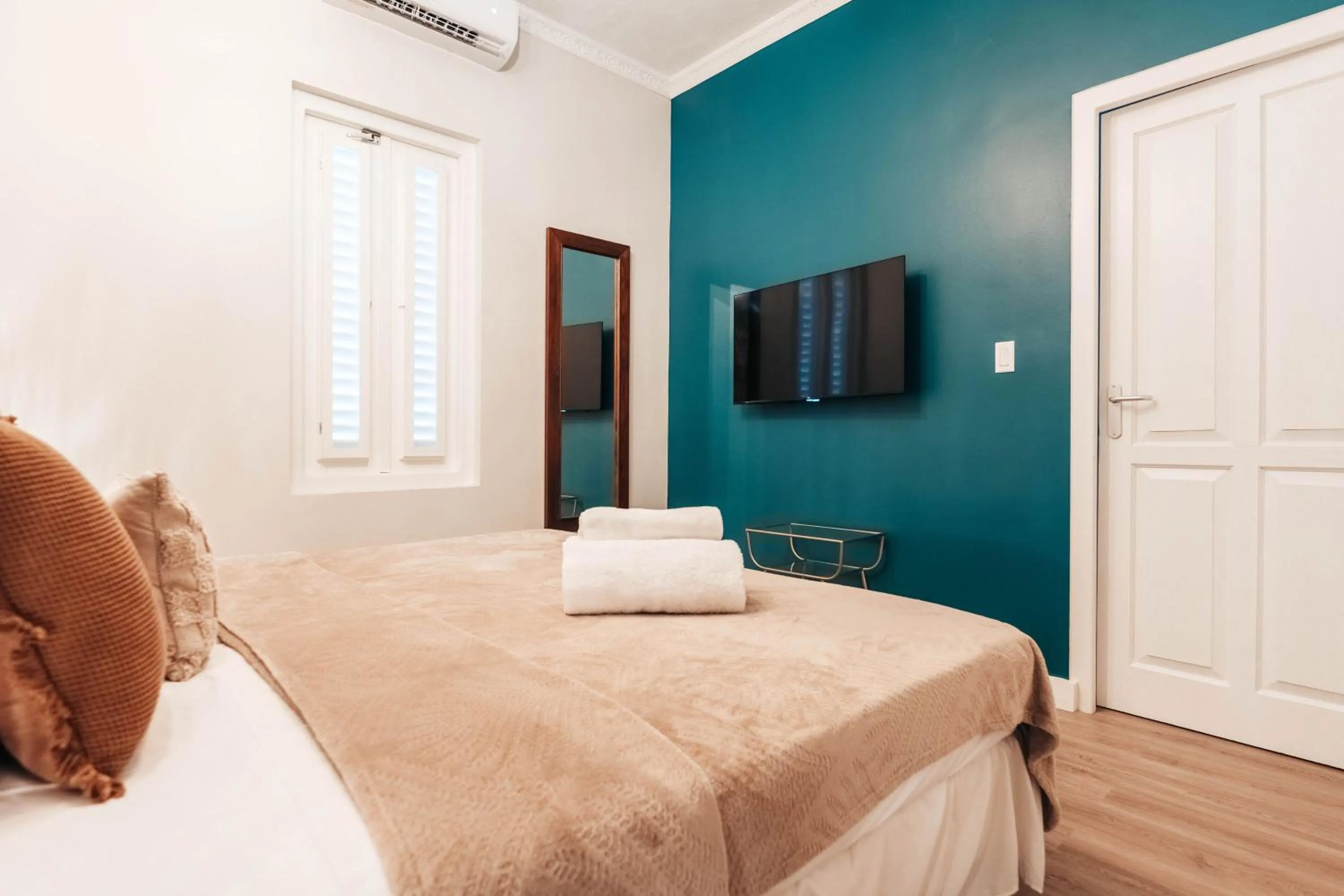 Bed in Atelier Skalo Boutique Hotel