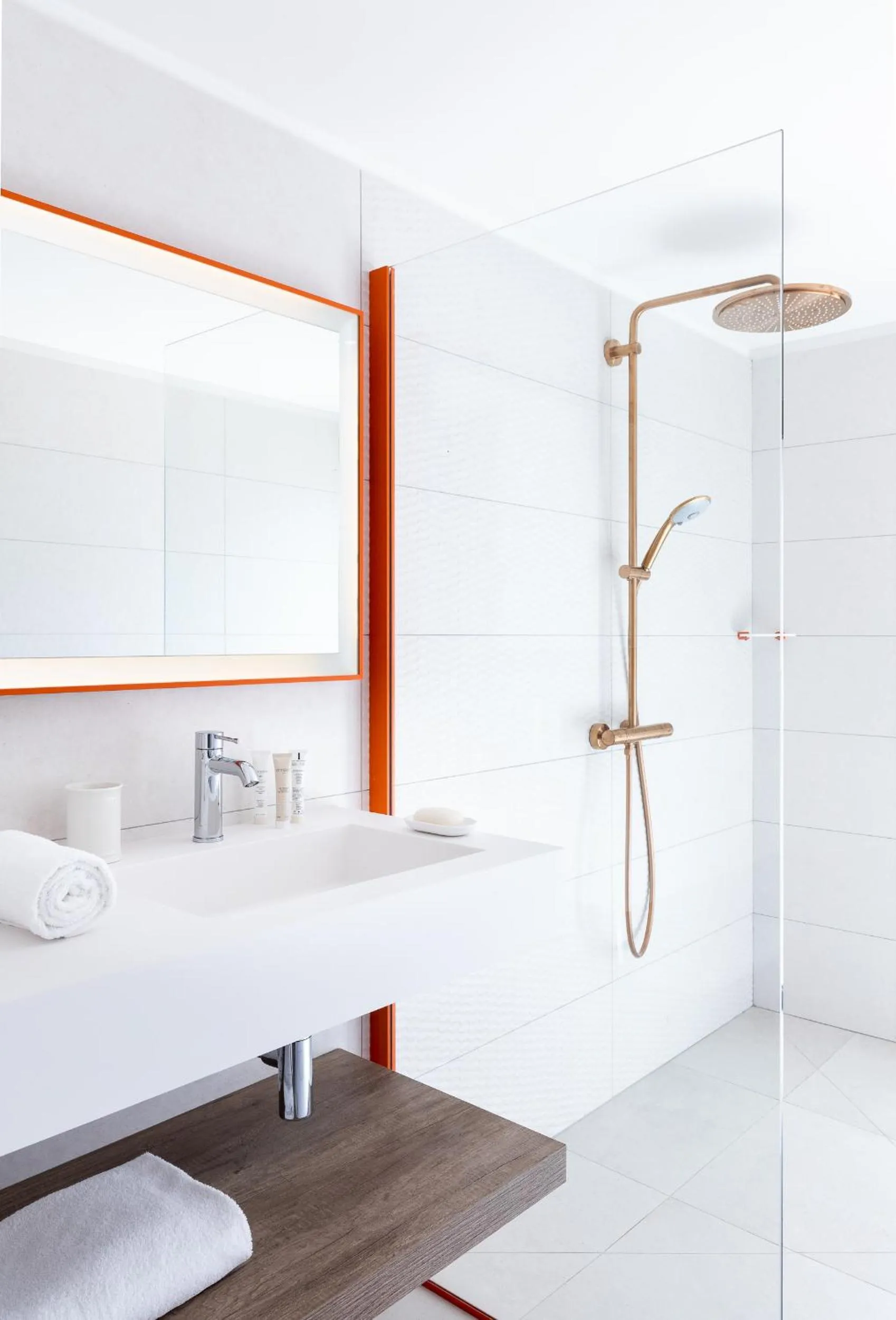 Bathroom, Bed in RESIDENCE SANTA MARIA