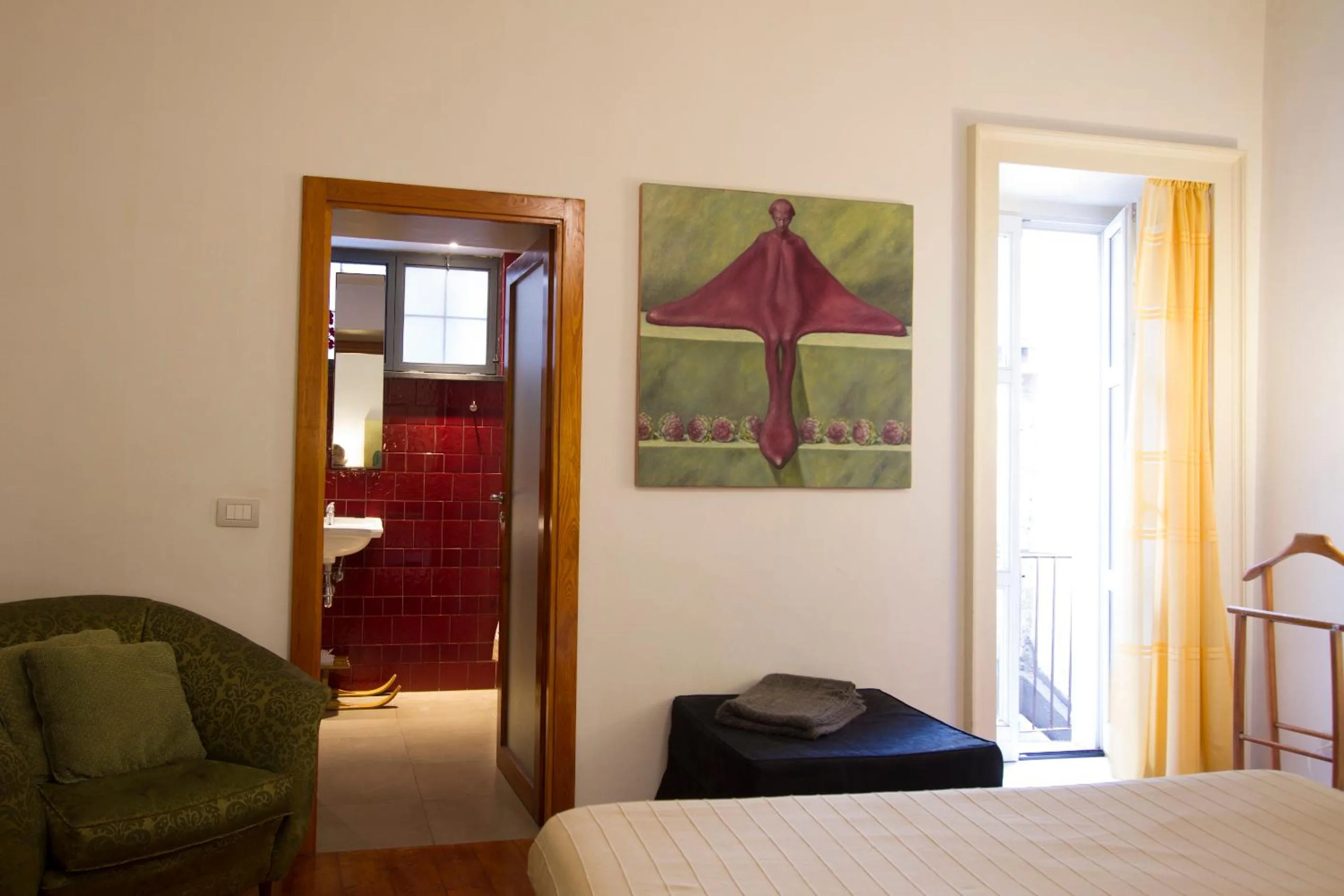 Bedroom, Bed in Tre Vie apARTment con terrazza