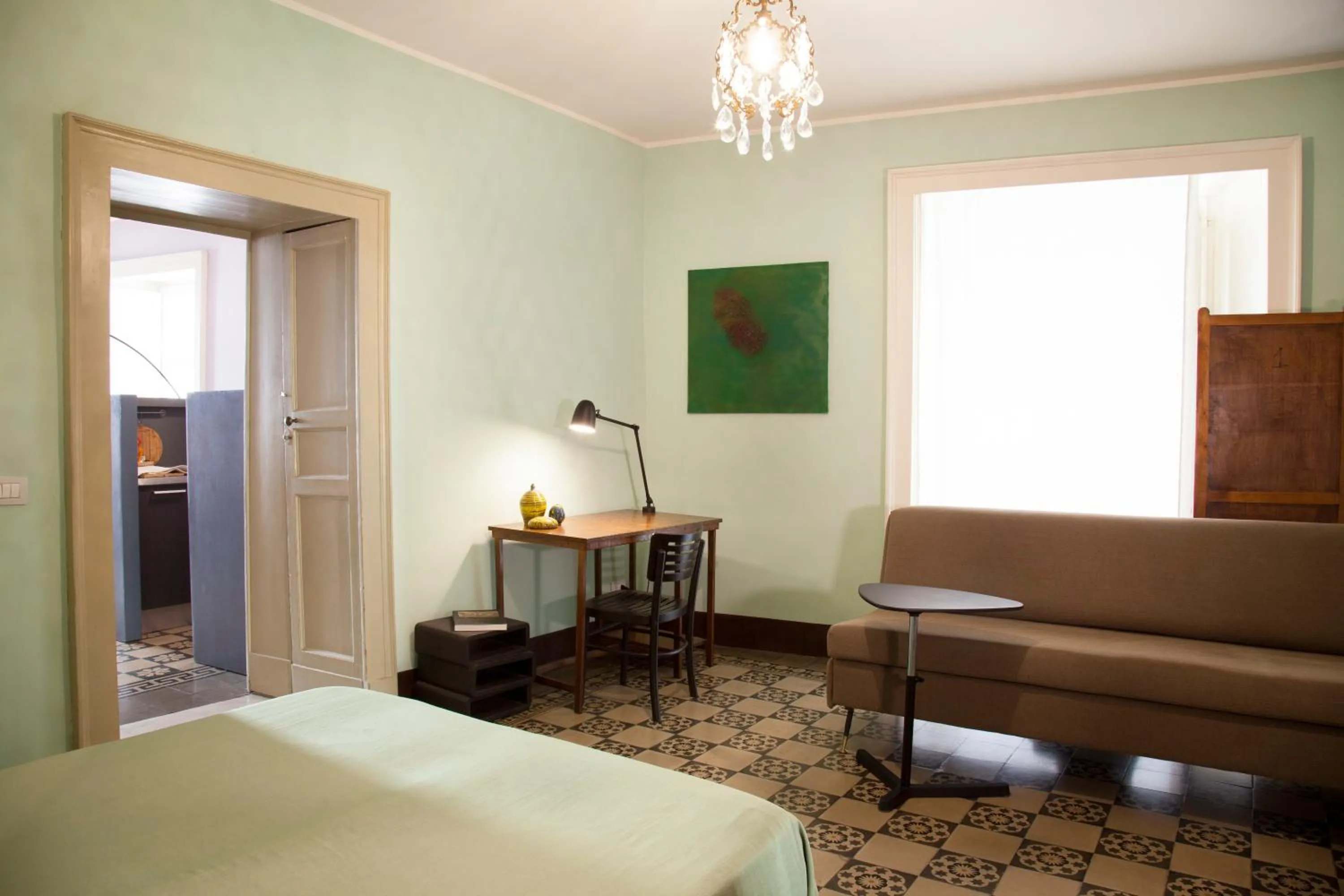 Bedroom, Bed in Tre Vie apARTment con terrazza