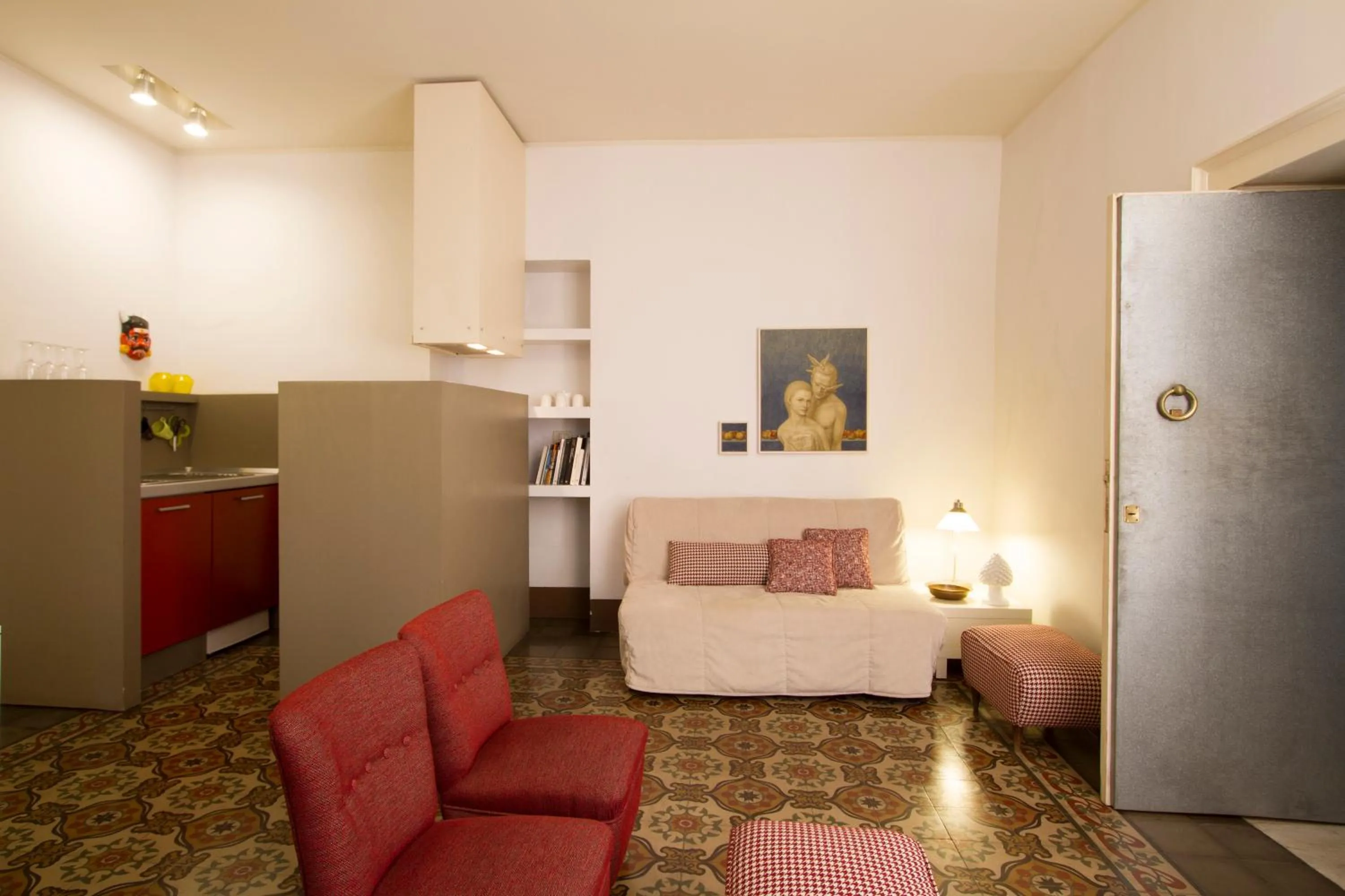 Living room, Bed in Tre Vie apARTment con terrazza