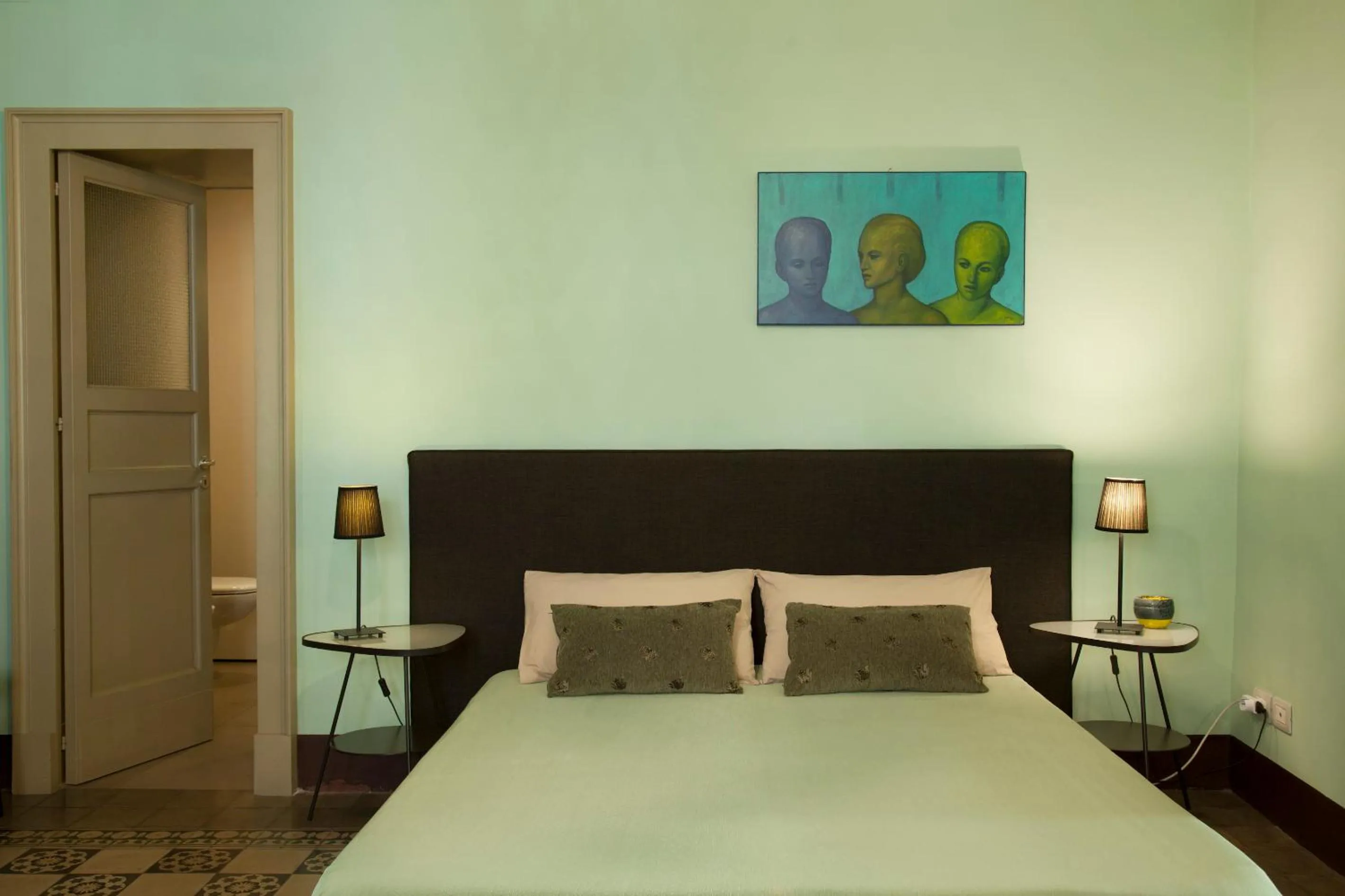 Bedroom, Bed in Tre Vie apARTment con terrazza