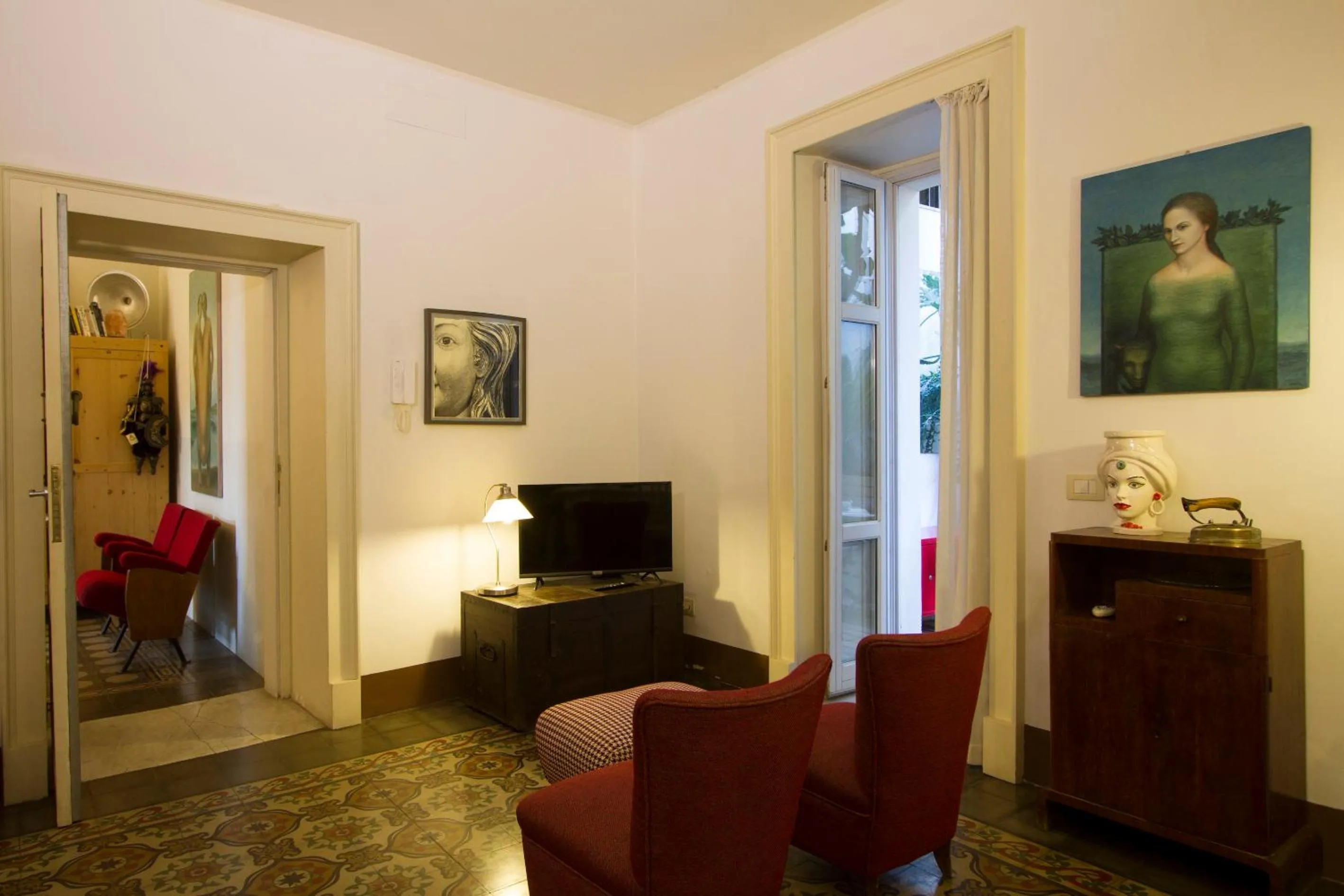 TV and multimedia in Tre Vie apARTment con terrazza