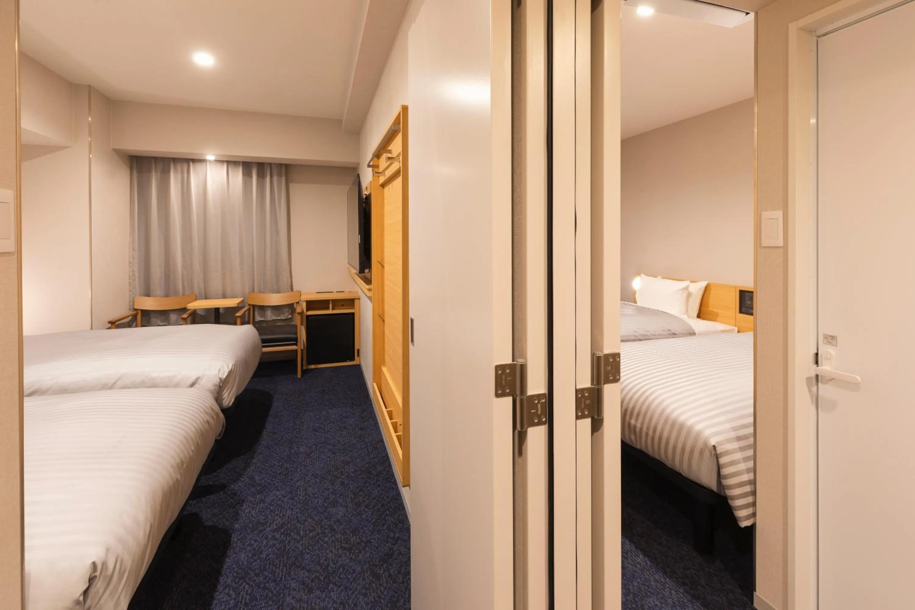 Photo of the whole room, Bed in Sotetsu Fresa Inn Sapporo-Susukino