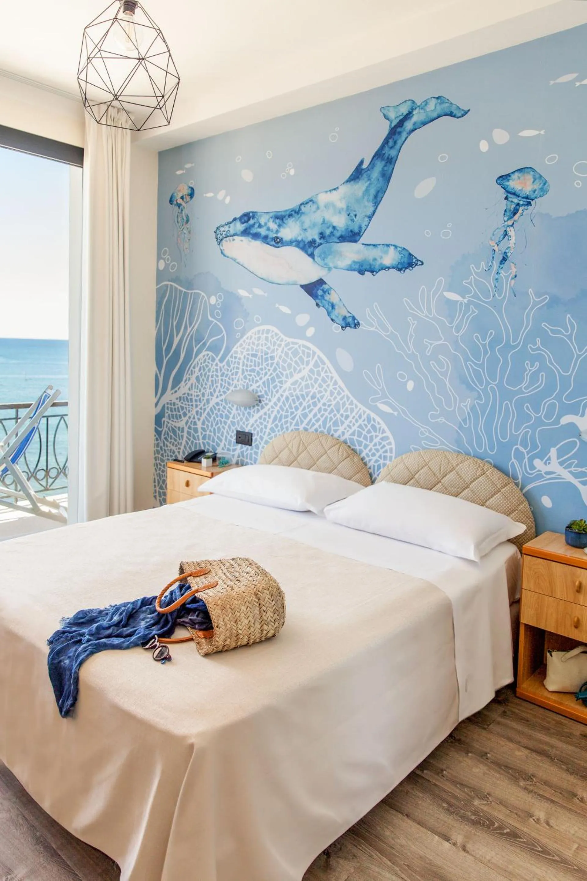 Bed in Hotel Golfo e Palme