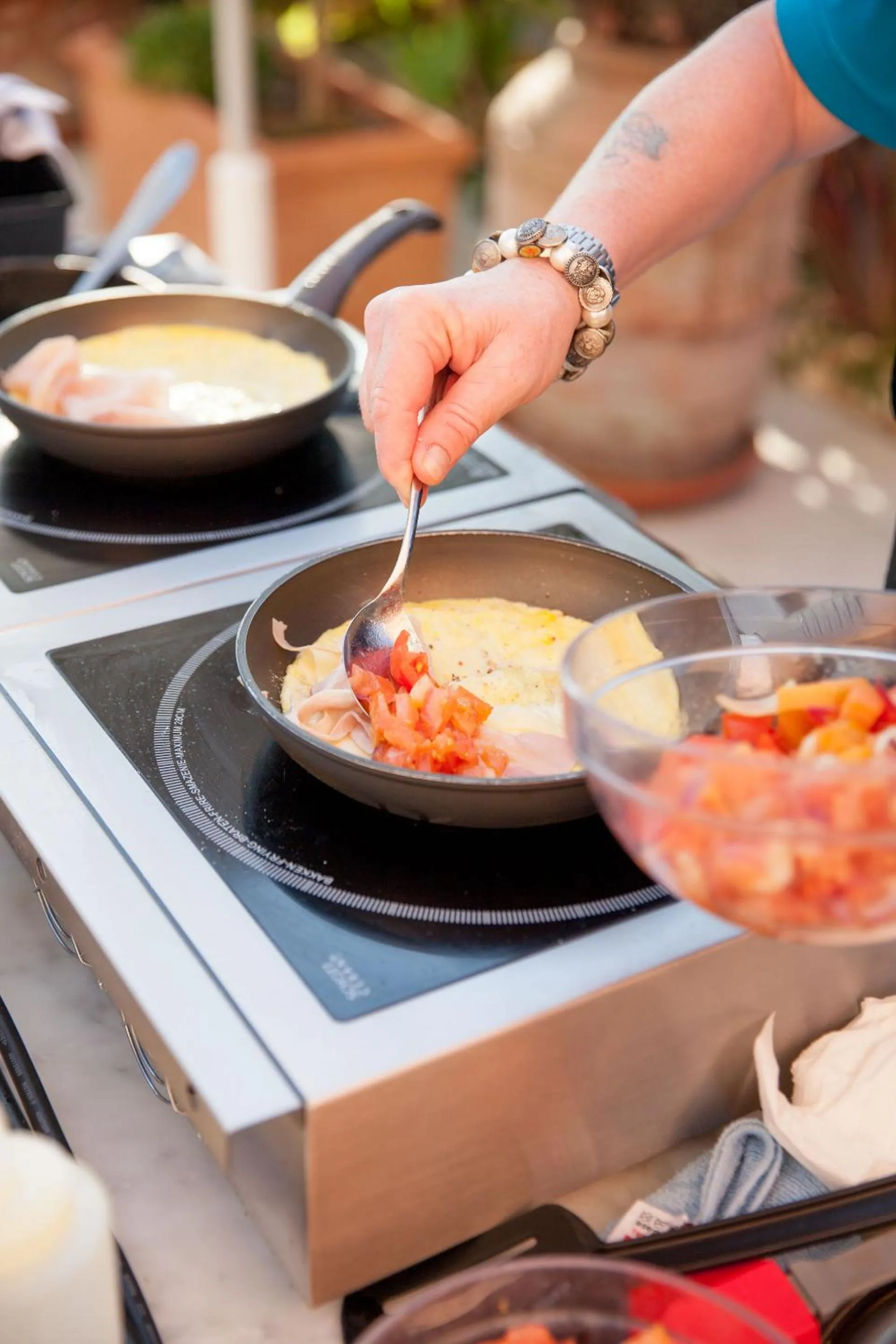 Food and drinks in Hotel Golfo e Palme