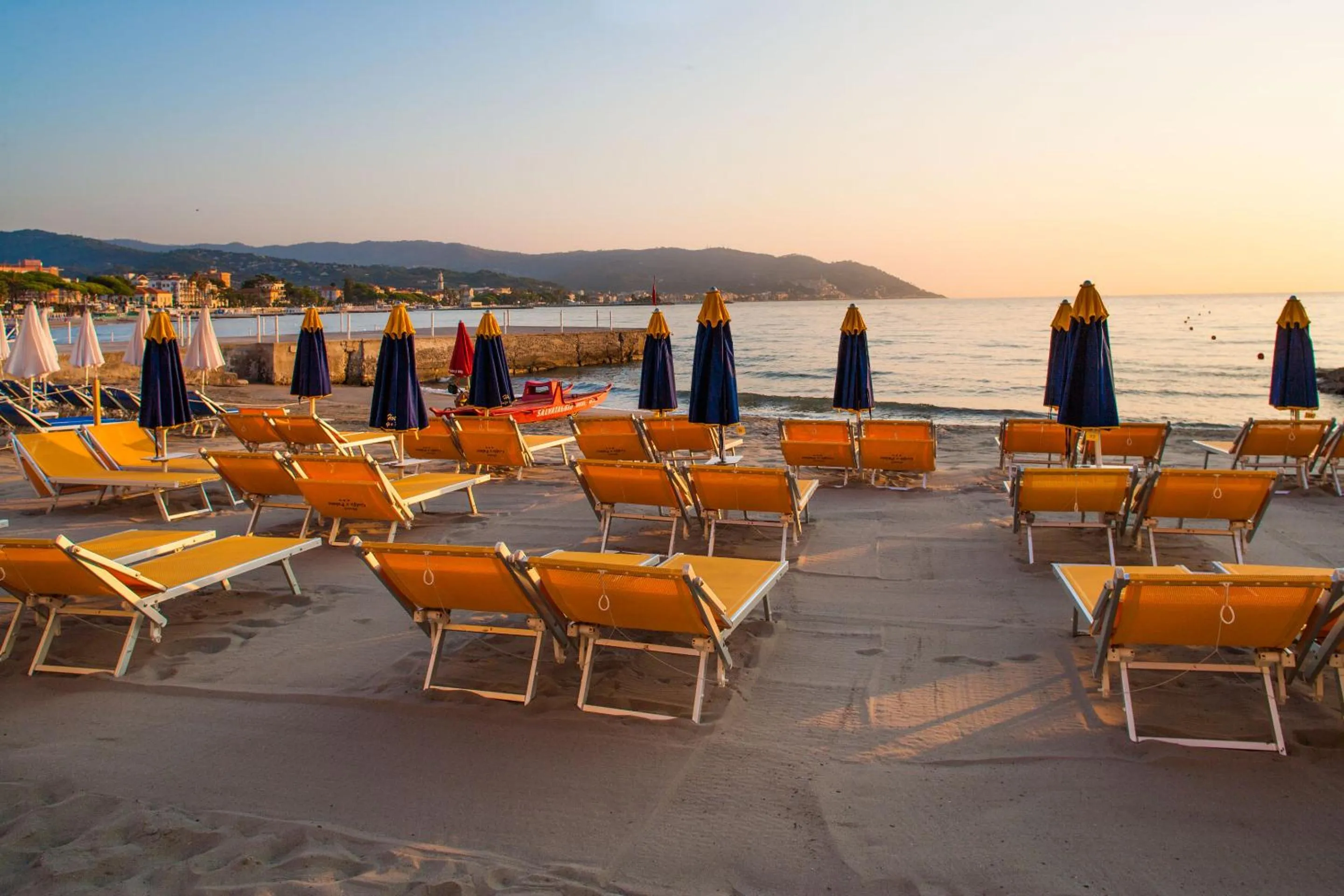 Beach in Hotel Golfo e Palme