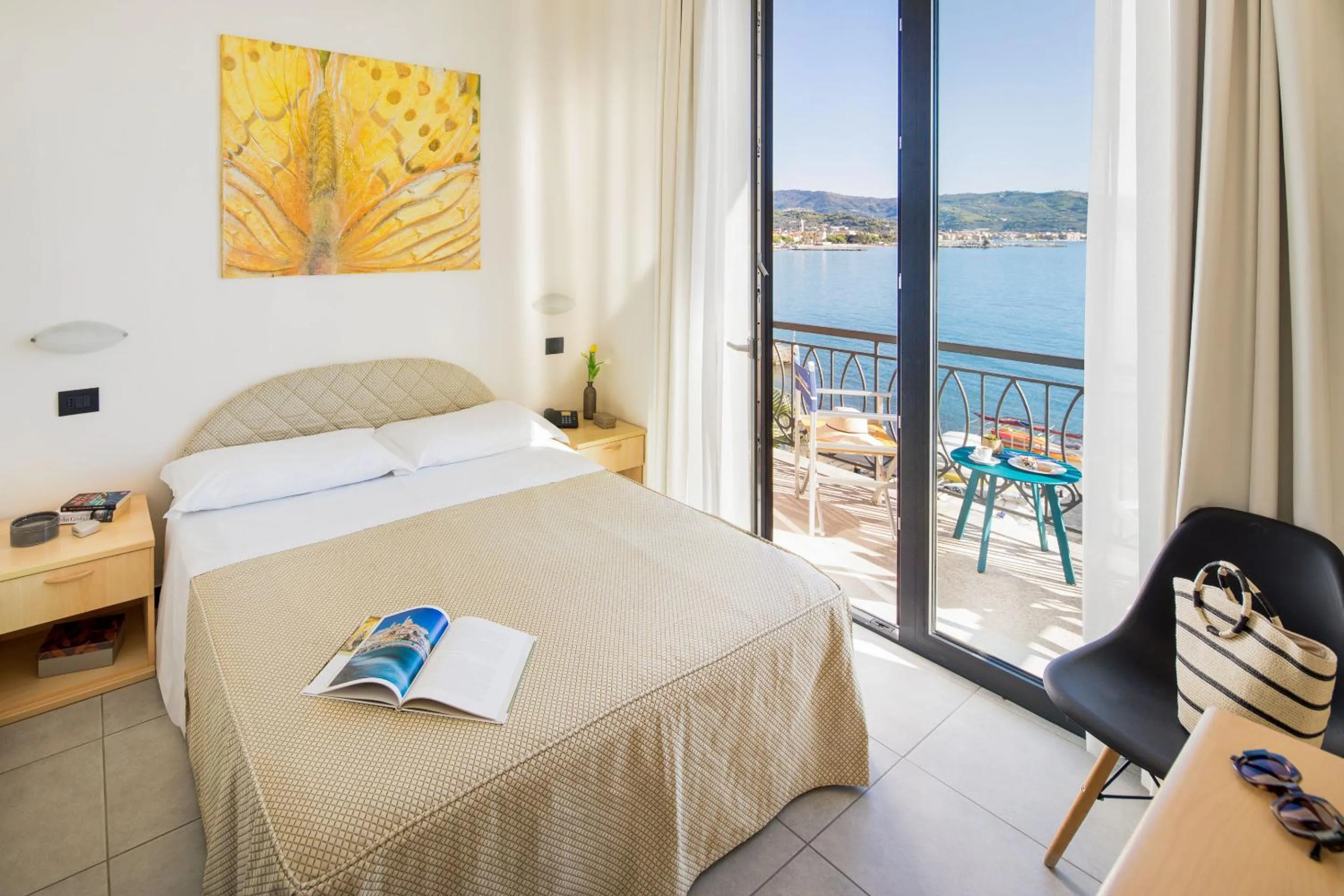 Bed in Hotel Golfo e Palme