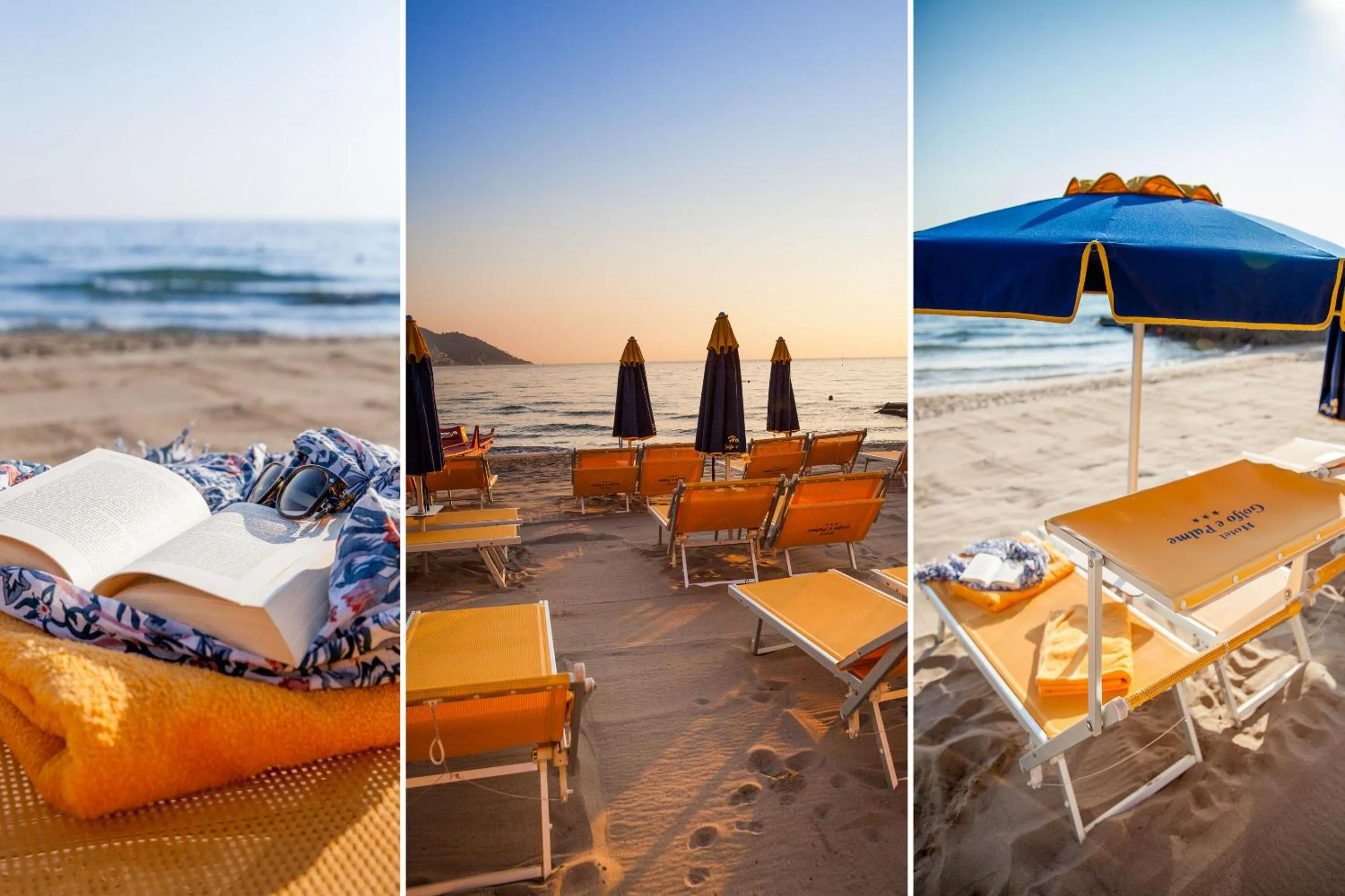 Beach in Hotel Golfo e Palme