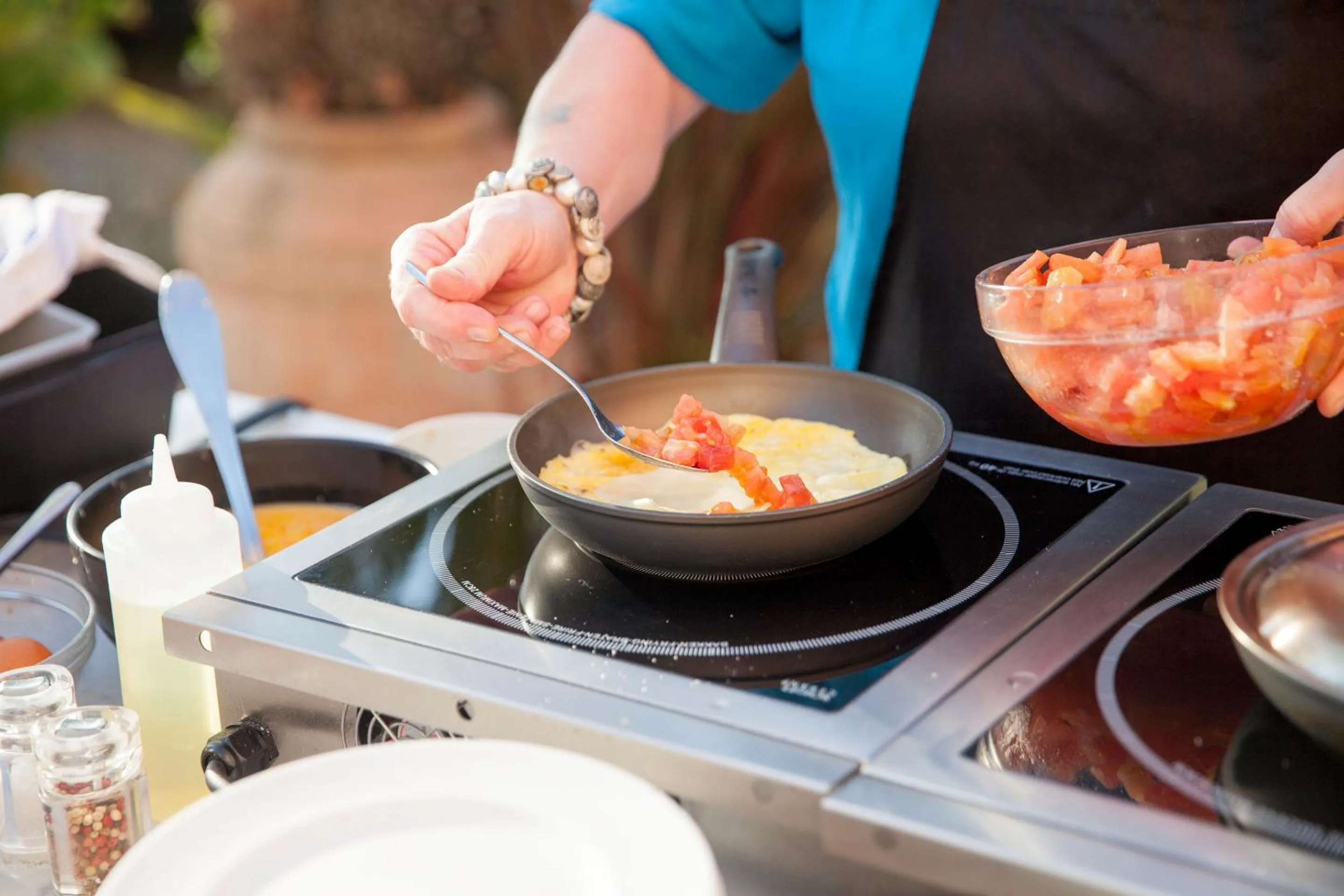 Food and drinks in Hotel Golfo e Palme