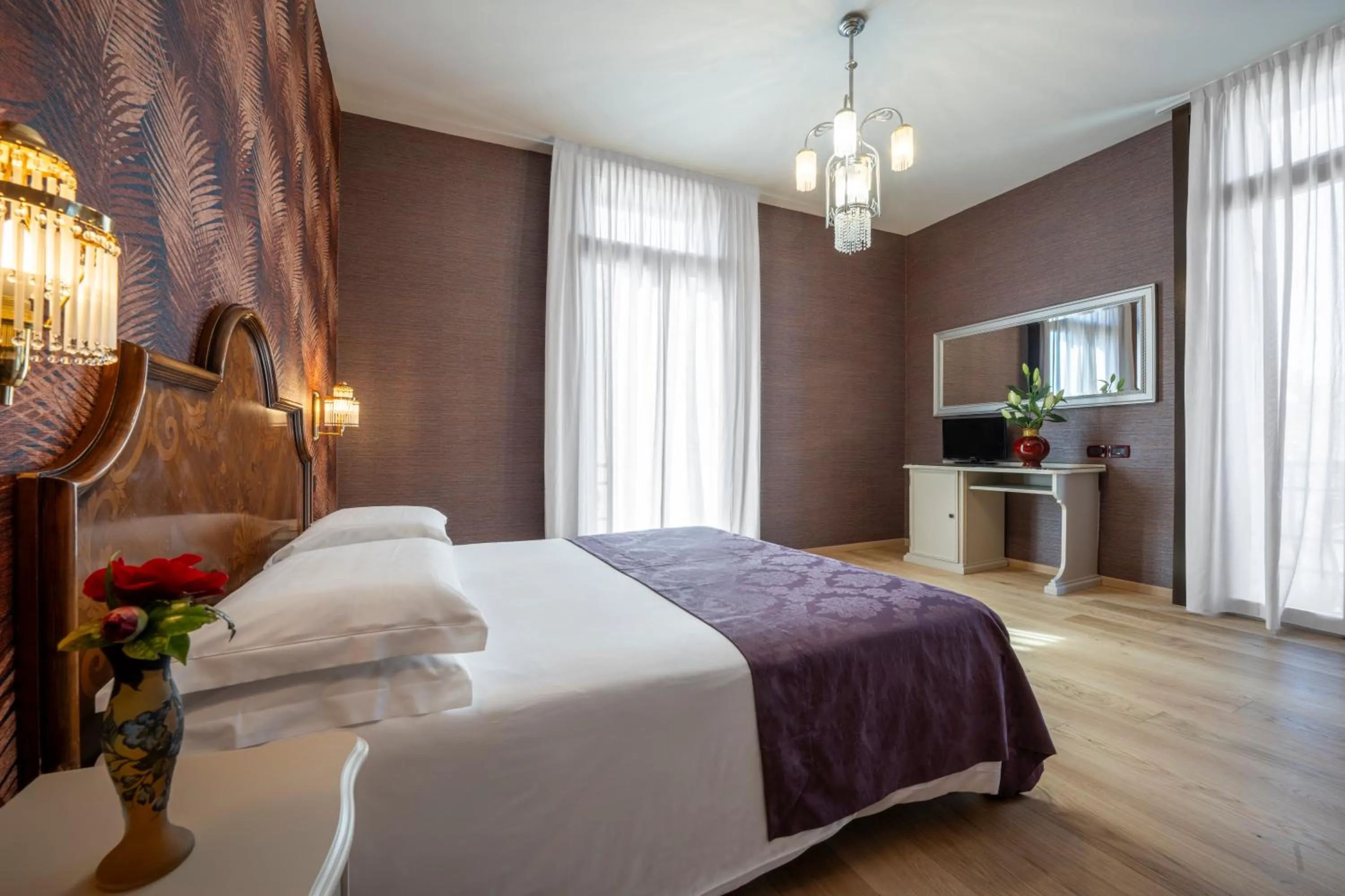 Bed in Hotel Atlanta Augustus